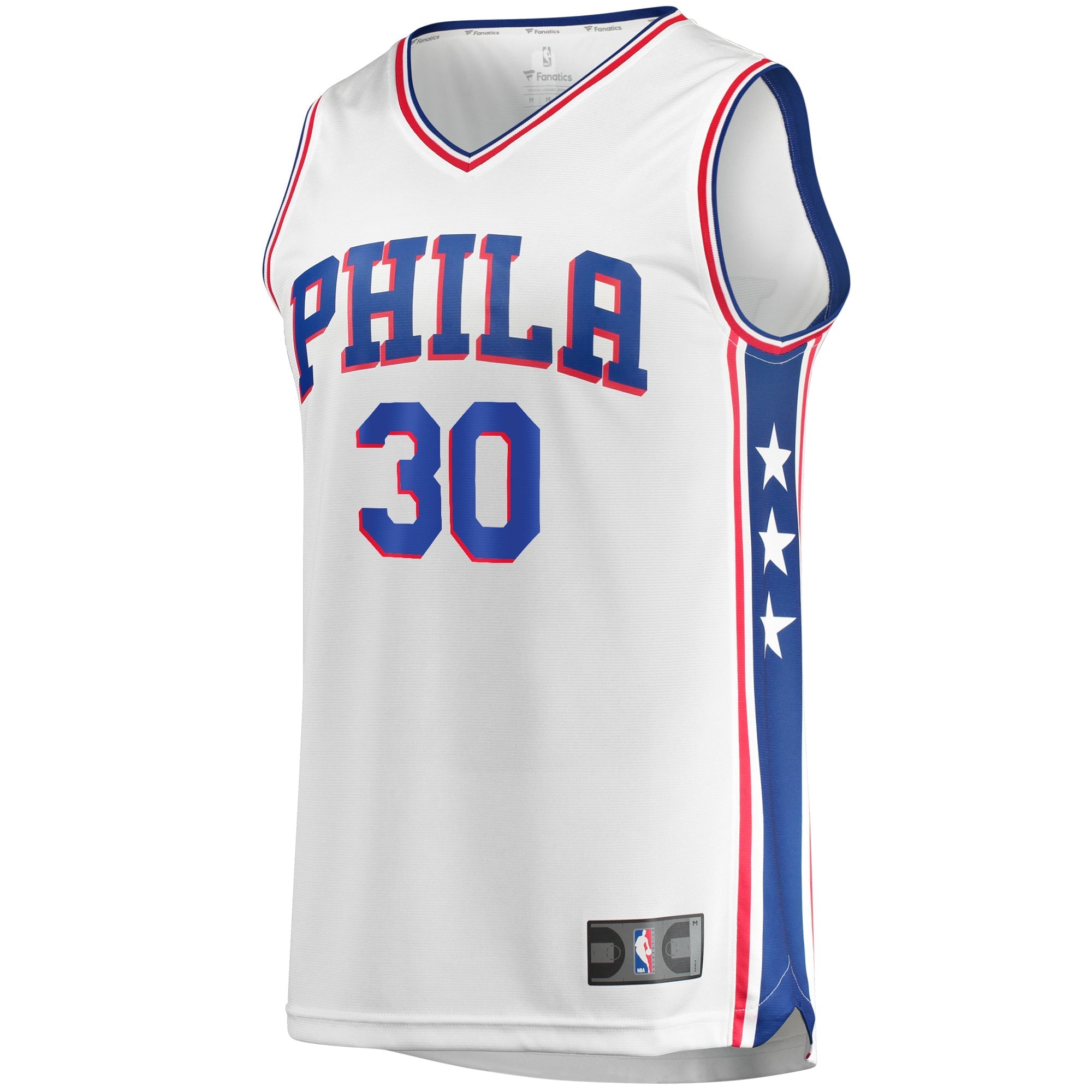 Men's Fanatics Branded Furkan Korkmaz White Philadelphia 76ers Fast Break Player Jersey - Association Edition - vstockx