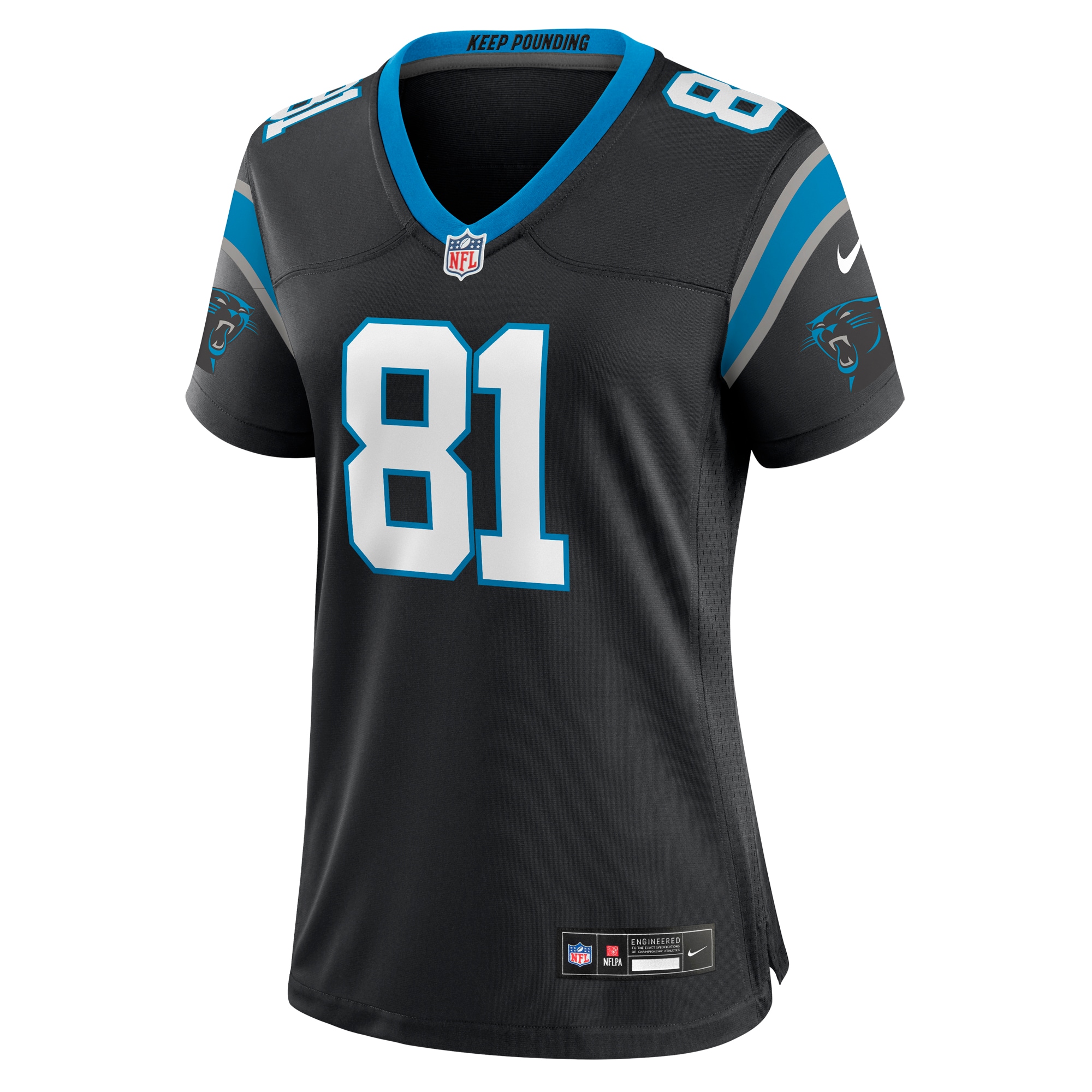 Hayden Hurst Carolina Panthers Nike Women's Team Game Jersey - Black - vstockx