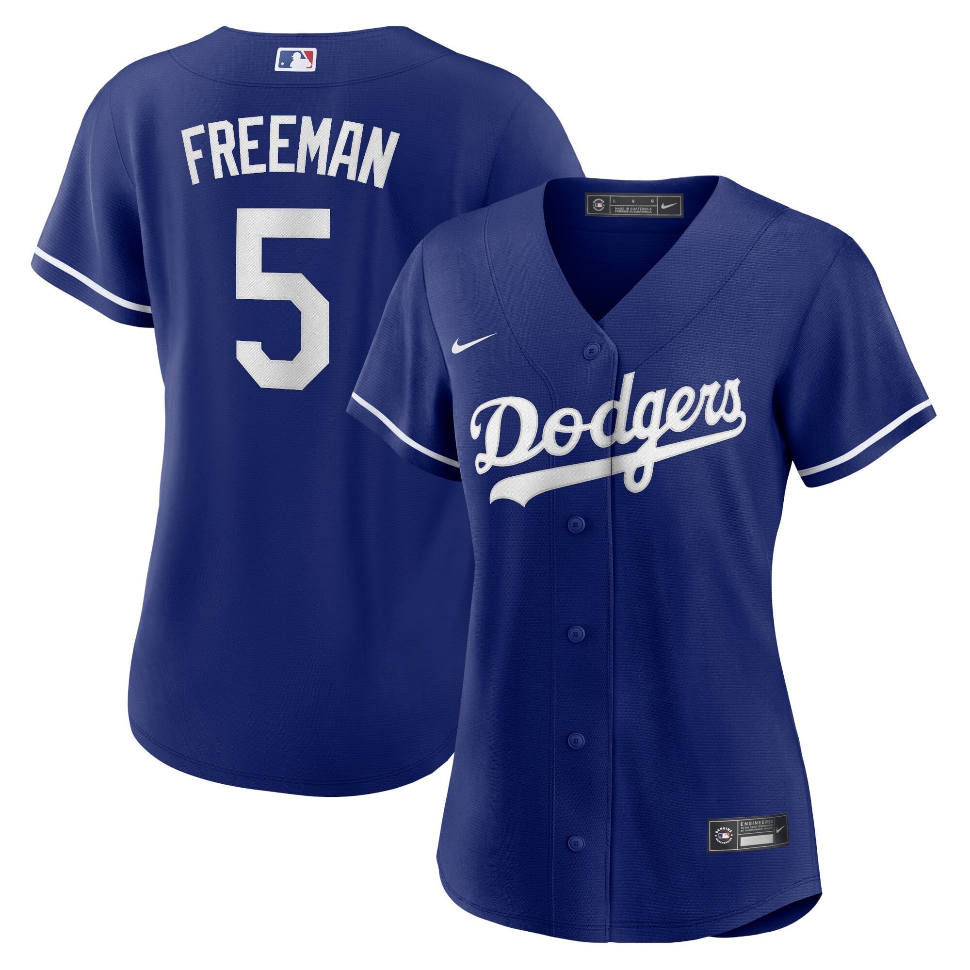 Women's Nike Freddie Freeman Royal Los Angeles Dodgers Alternate Replica Player Jersey - vstockx
