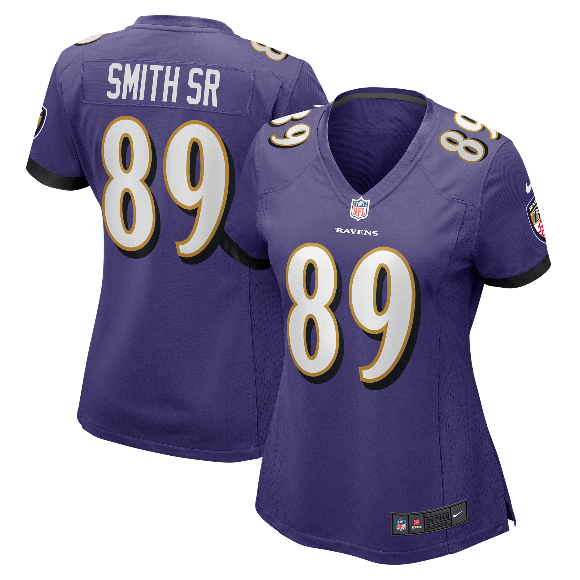 Steve Smith Sr. Baltimore Ravens Nike Women's Retired Player Game Jersey - Purple - vstockx