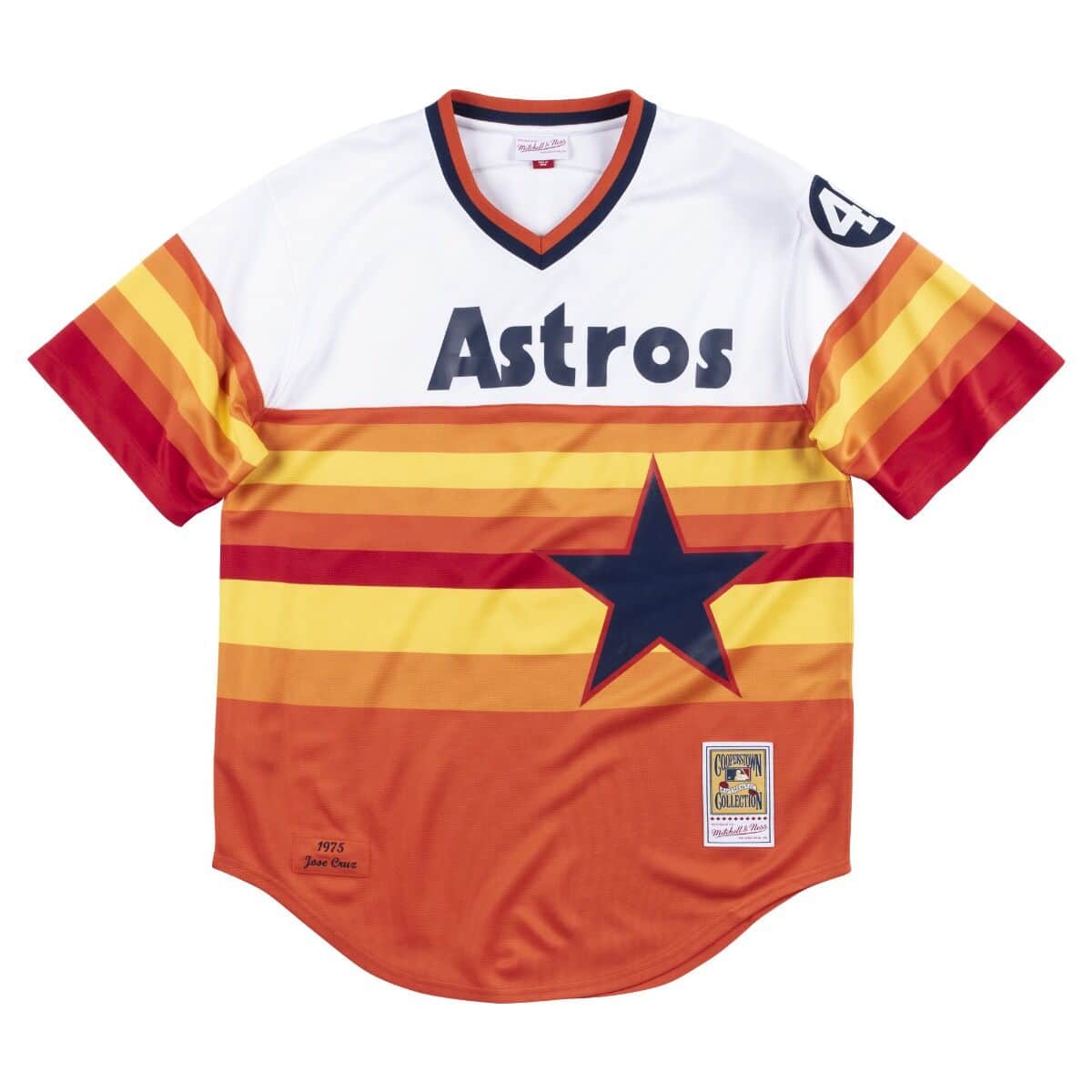 Authentic Jersey Houston Astros Home 1975 Jose Cruz - vstockx