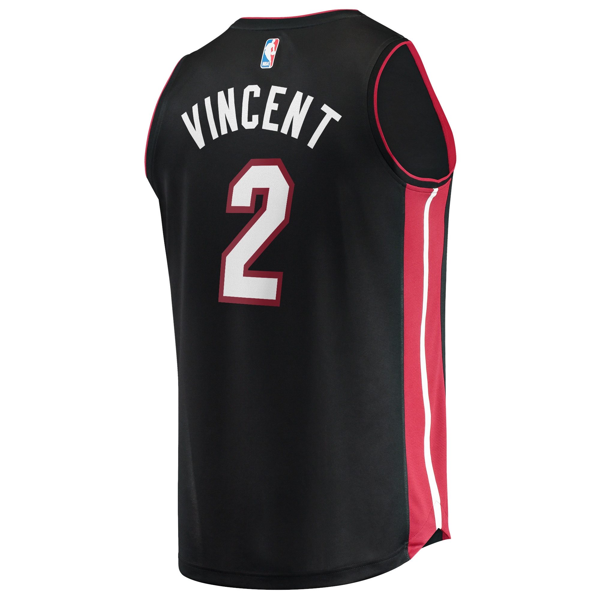 Gabe Vincent Miami Heat Fanatics Branded 2021/22 Fast Break Replica Jersey - Icon Edition - Black - vstockx