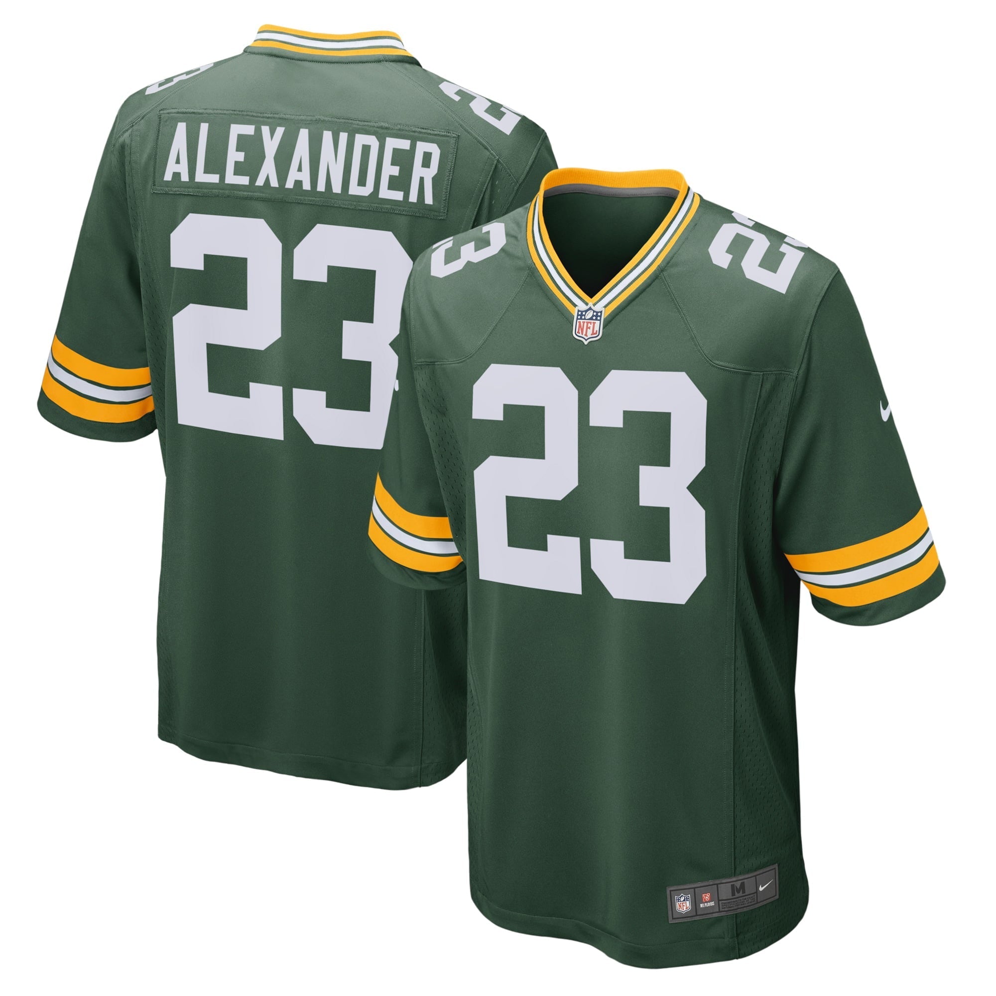 Men's Nike Jaire Alexander Green Green Bay Packers Game Team Jersey - vstockx