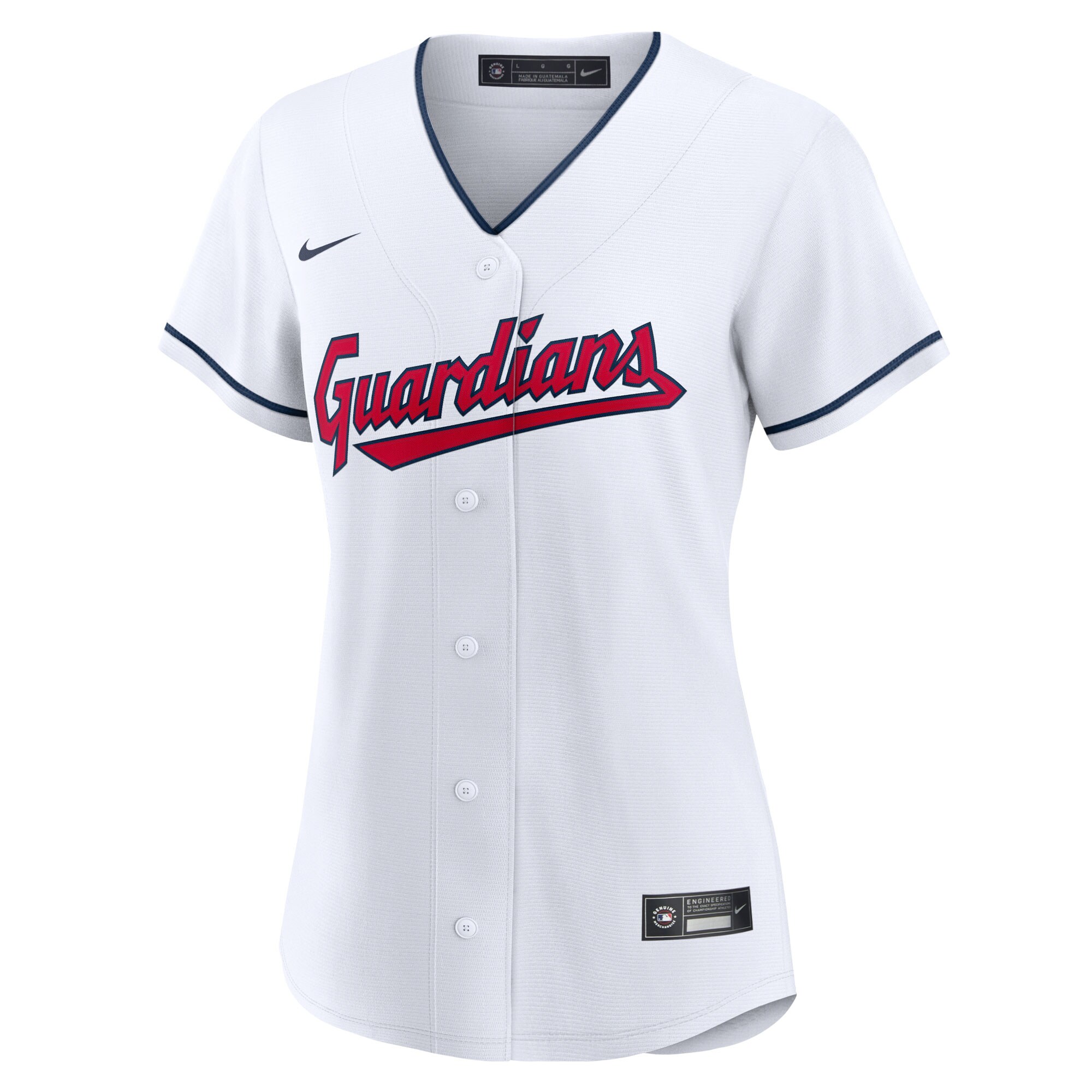 Women's Cleveland Guardians Nike Home Replica Team Jersey - White - vstockx