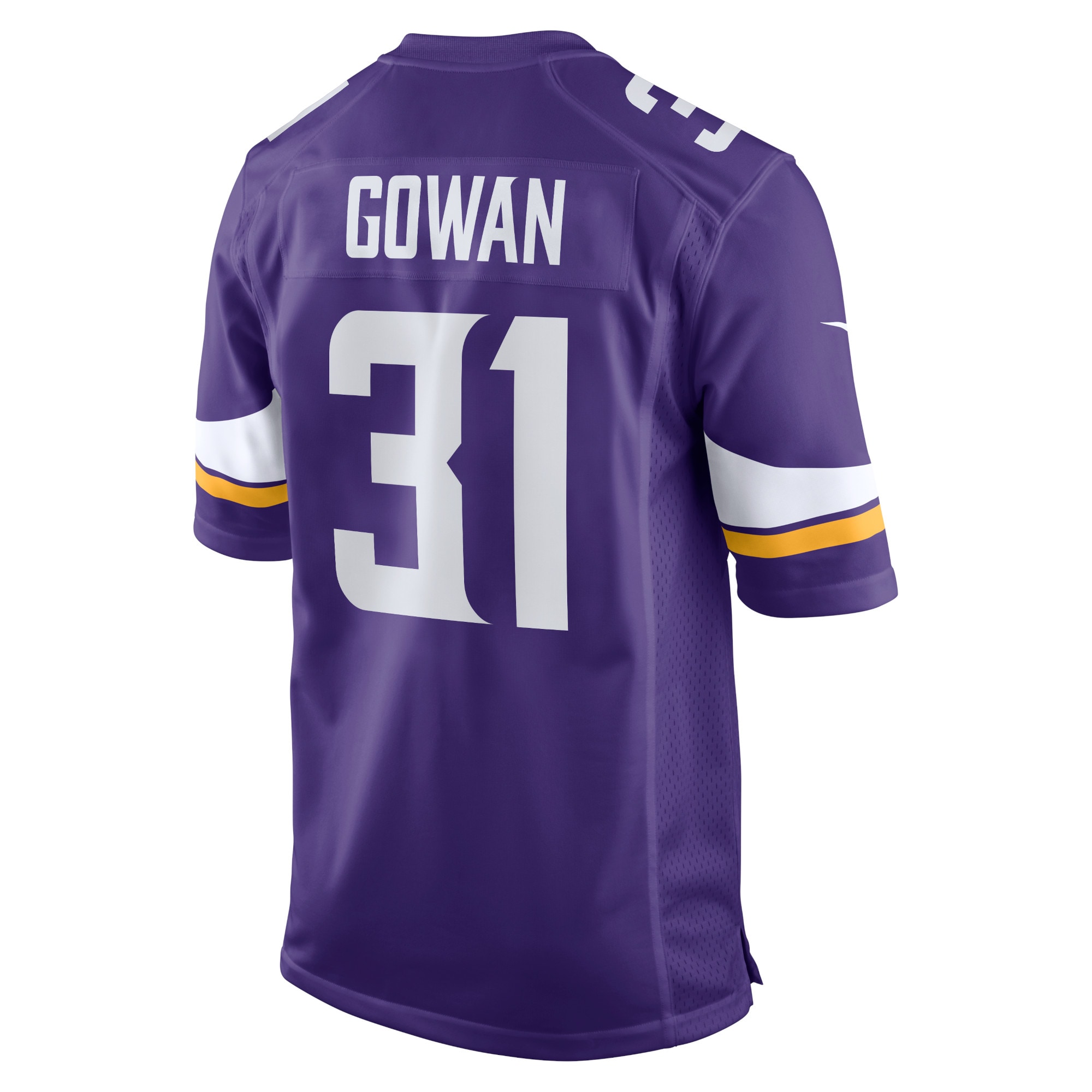 Tay Gowan Minnesota Vikings Nike Home Game Player Jersey - Purple - vstockx