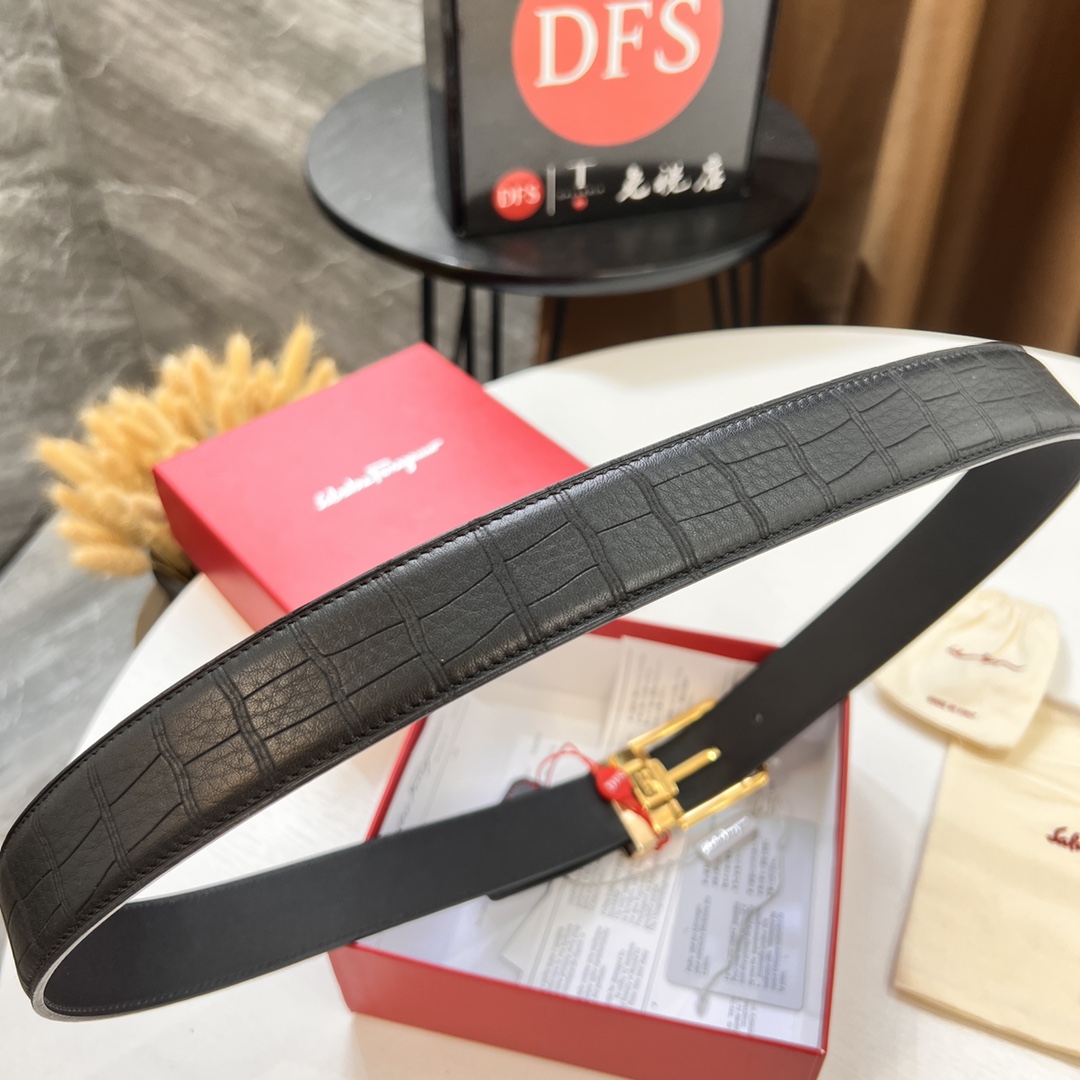 Streetwear Belt Ferragamo 319707 size:3.5cm - vstockx