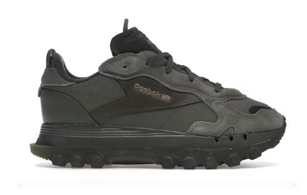 Reebok Classic Leather Cardi B Hunter Green (Women's) - vstockx