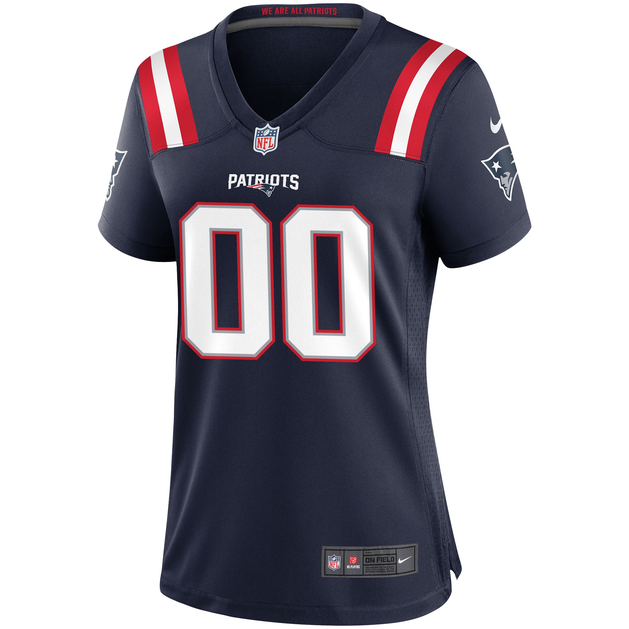 New England Patriots Nike Women's Custom Game Jersey - Navy - vstockx