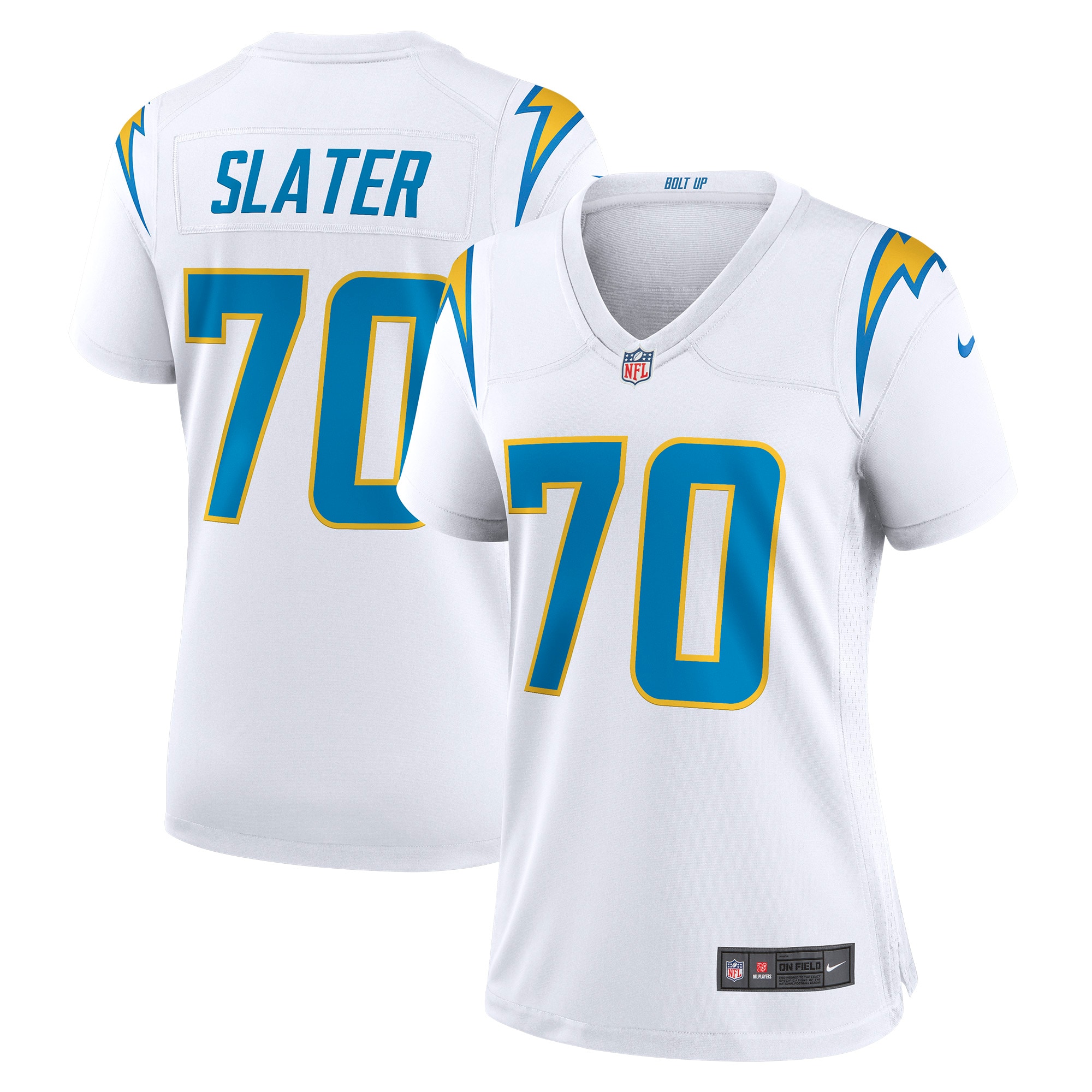 Rashawn Slater Los Angeles Chargers Nike Women's Game Jersey - White - vstockx