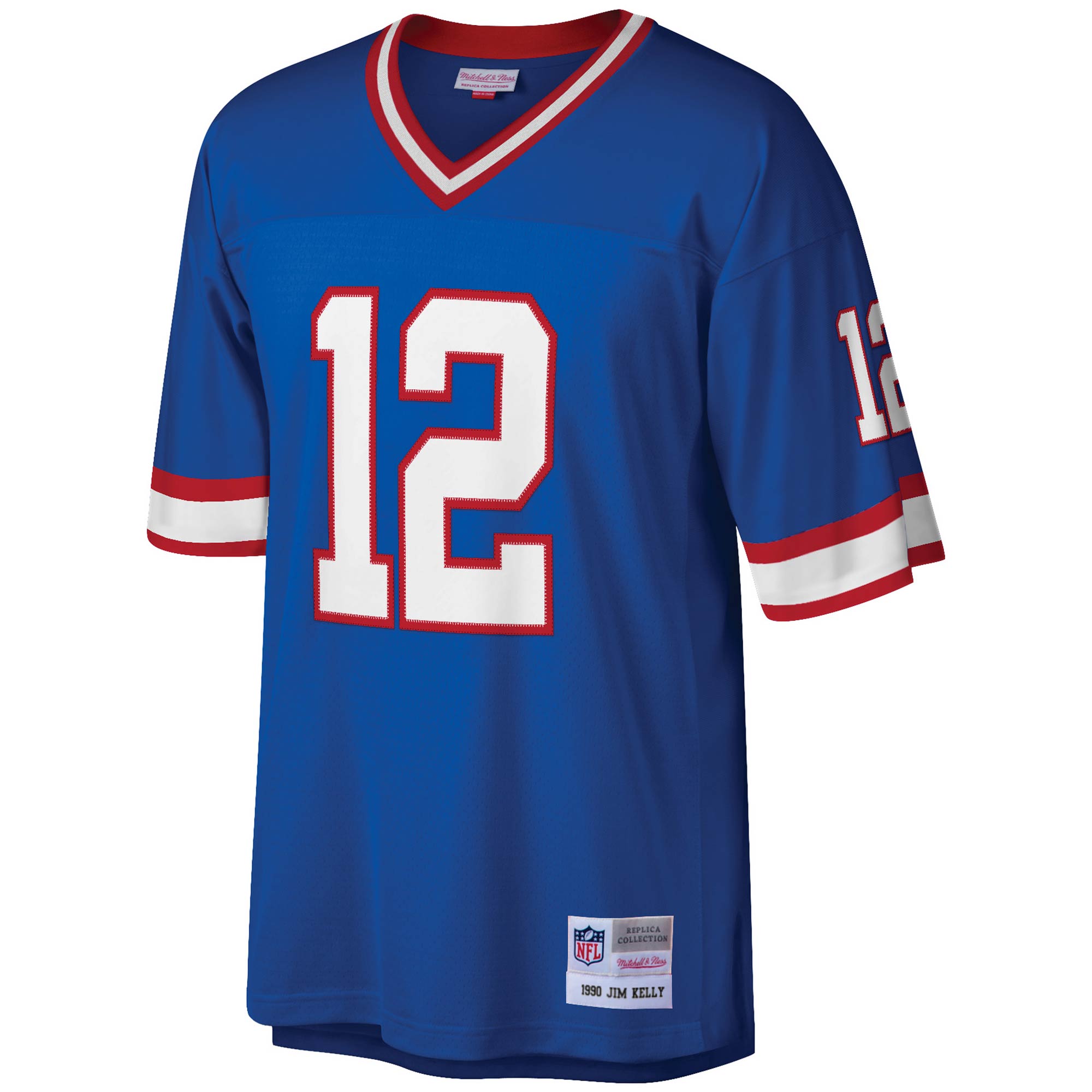 Jim Kelly Buffalo Bills Mitchell & Ness Legacy Replica Jersey - Royal - vstockx
