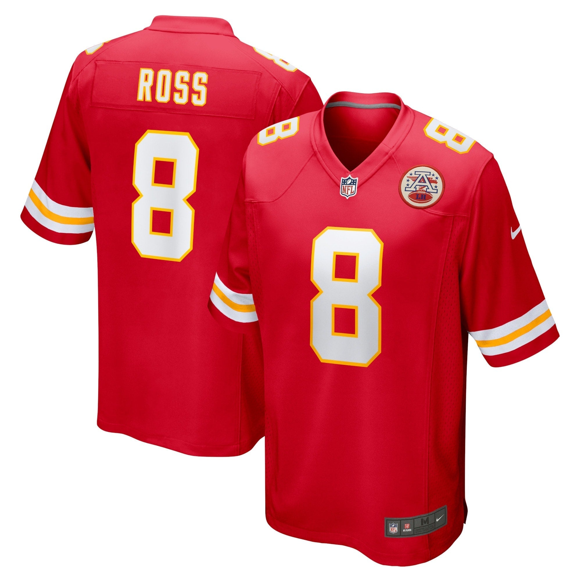 Men's Nike Justyn Ross Red Kansas City Chiefs Home Game Player Jersey - vstockx