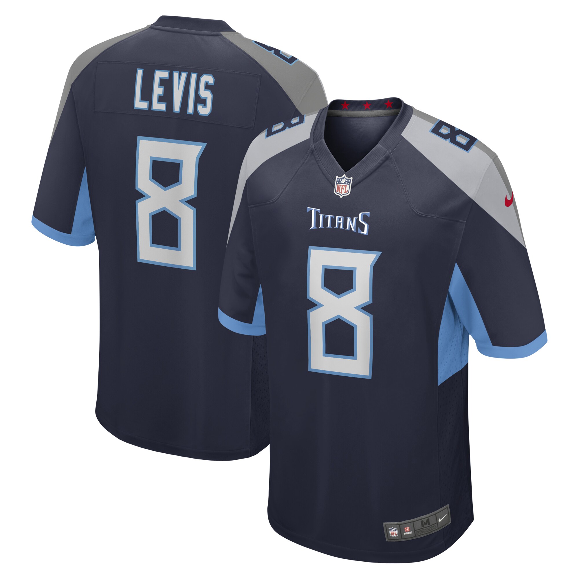 Will Levis Tennessee Titans Nike 2023 NFL Draft Pick Game Jersey - Navy - vstockx