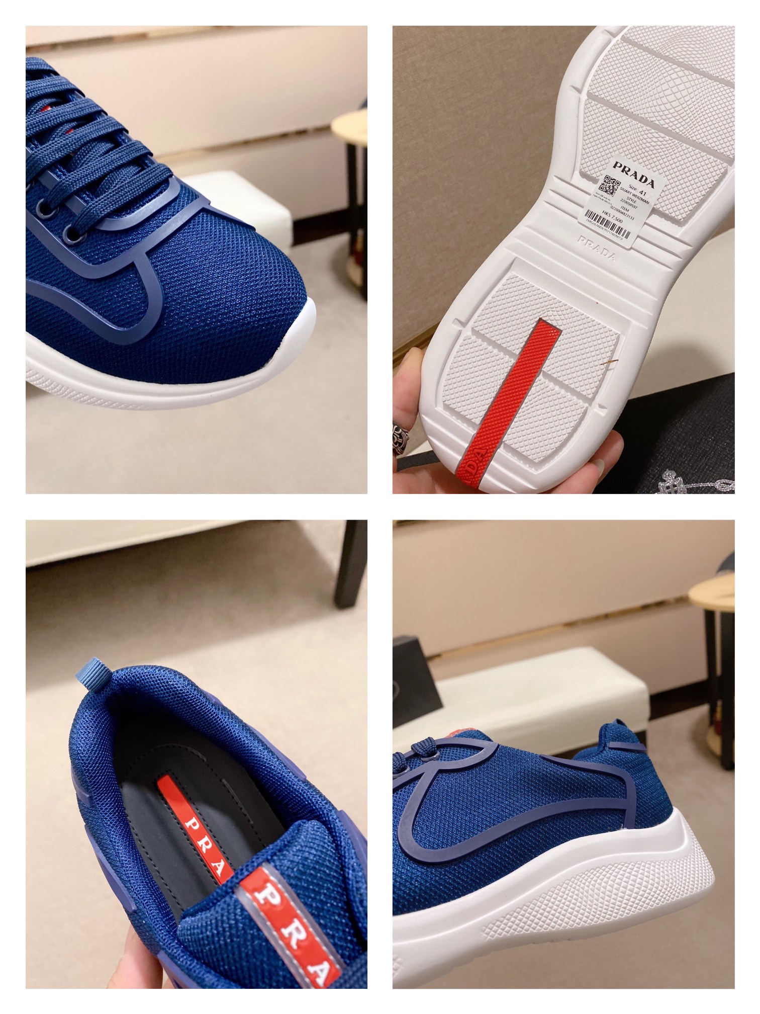 Prada America's Cup sneaker 20 - vstockx