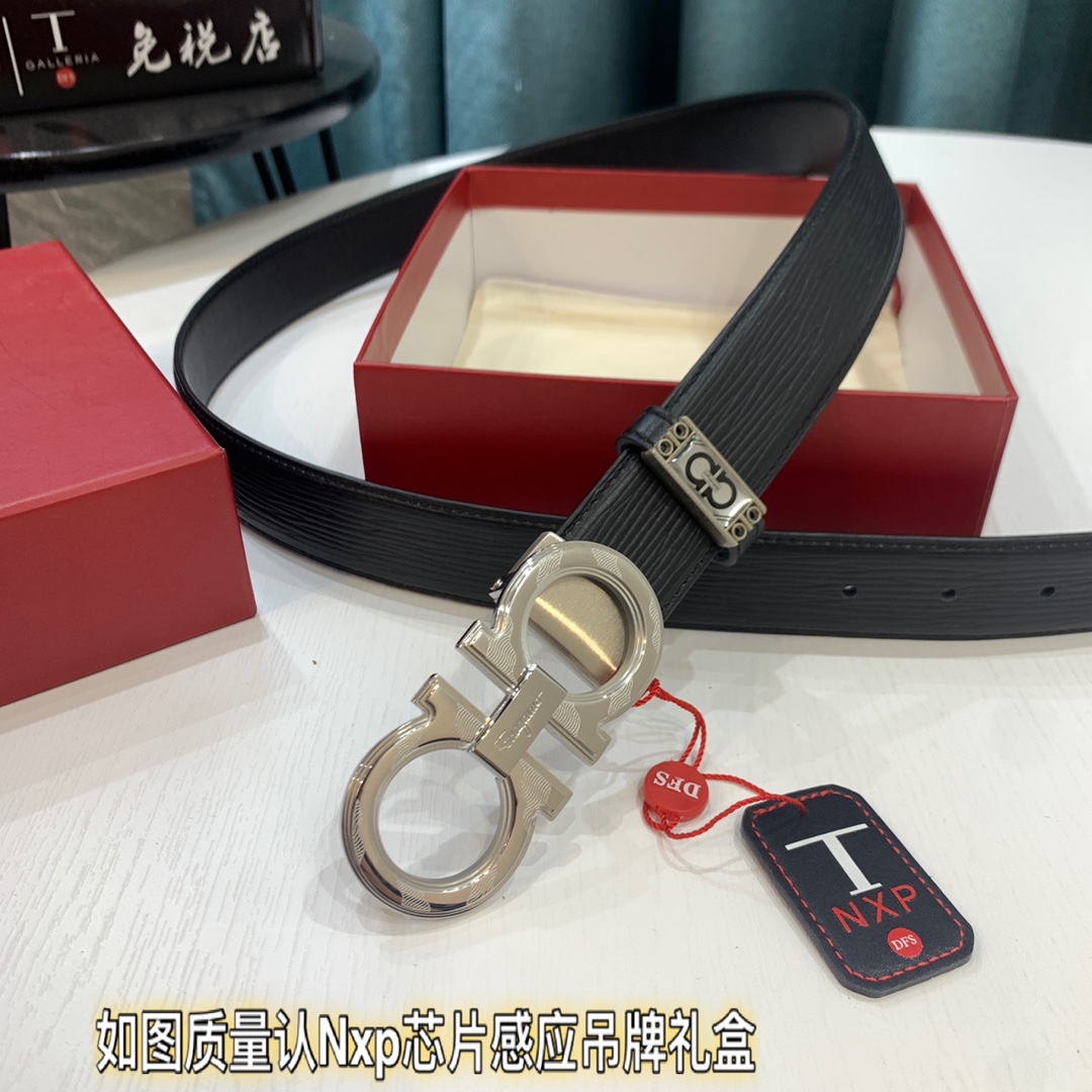 Streetwear Belt Ferragamo 319421 size:3.5cm - vstockx