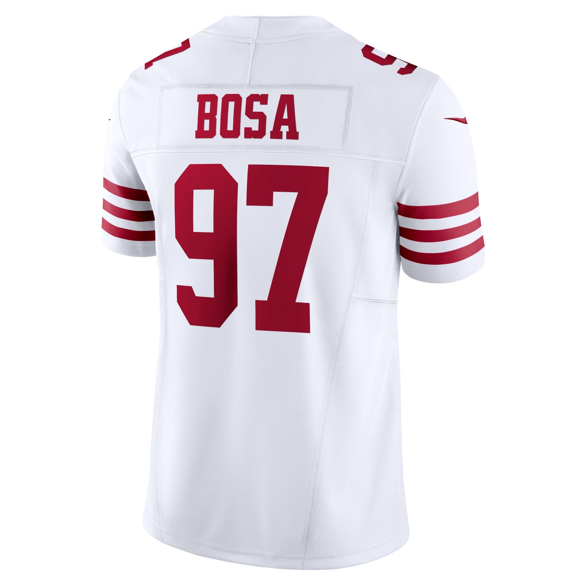 Men's Nike Nick Bosa White San Francisco 49ers Vapor F.U.S.E. Limited Jersey - vstockx
