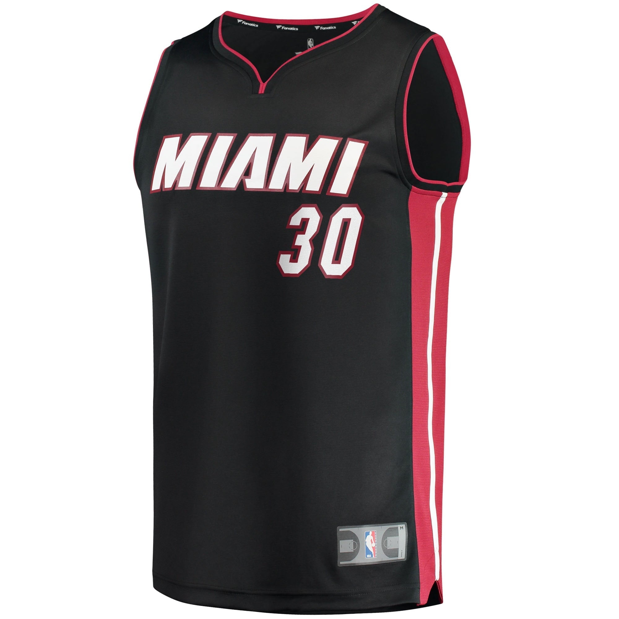 Men's Fanatics Branded Chris Silva Black Miami Heat 2021/22 Fast Break Replica Jersey - Icon Edition - vstockx