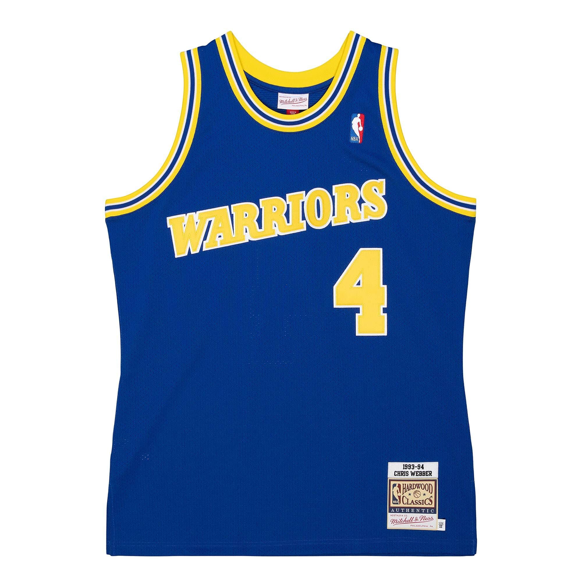 Authentic Chris Webber Golden State Warriors 1993-94 Jersey - vstockx