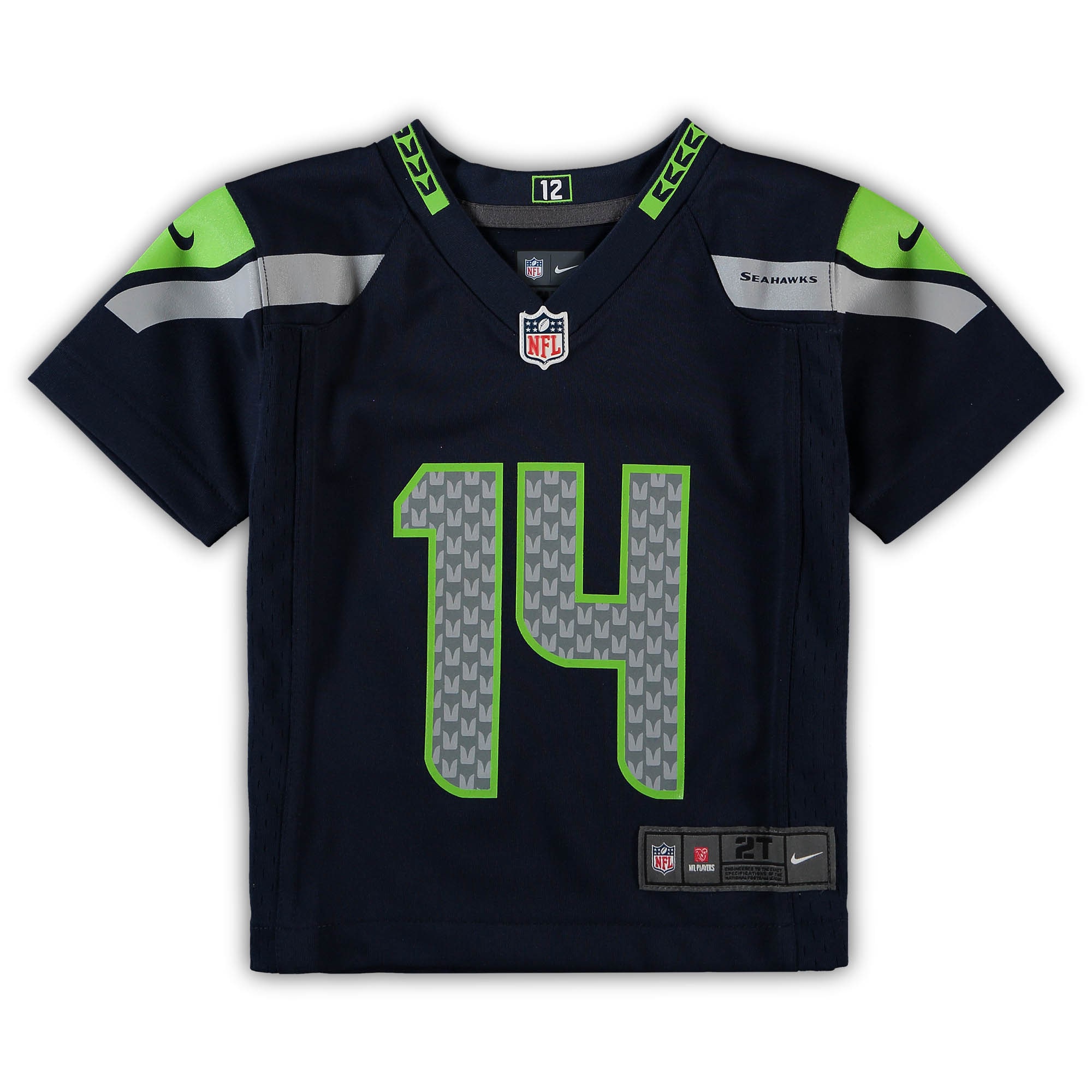 DK Metcalf Seattle Seahawks Nike Toddler Game Jersey - Navy - vstockx