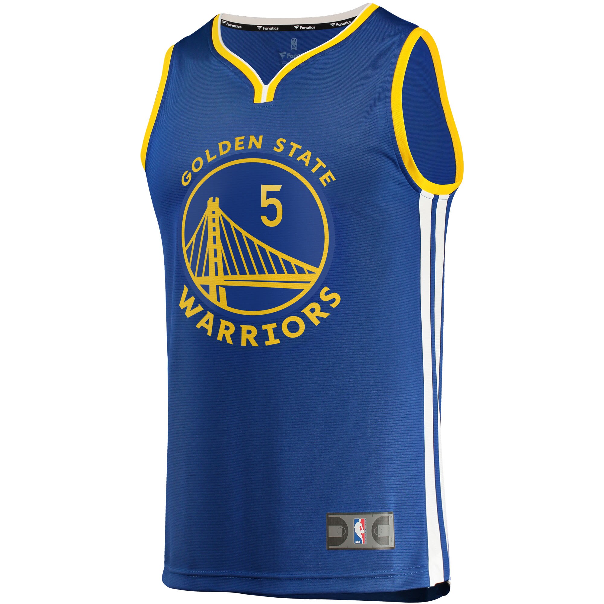 Kevon Looney Golden State Warriors Fanatics Branded Fast Break Replica Jersey - Icon Edition - Blue - vstockx