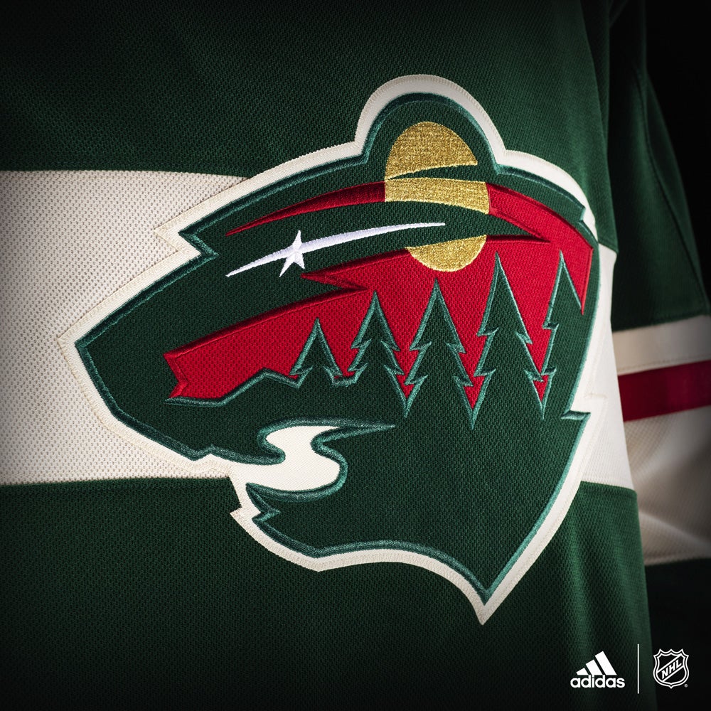 Minnesota Wild Adidas Authentic Home NHL Hockey Jersey - vstockx