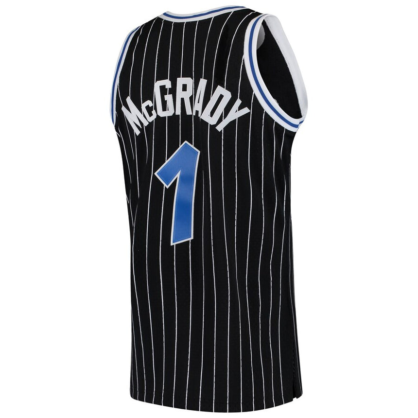 Men's Tracy McGrady 2003-04 Orlando Magic Mitchell & Ness Black Away Swingman Jersey - vstockx