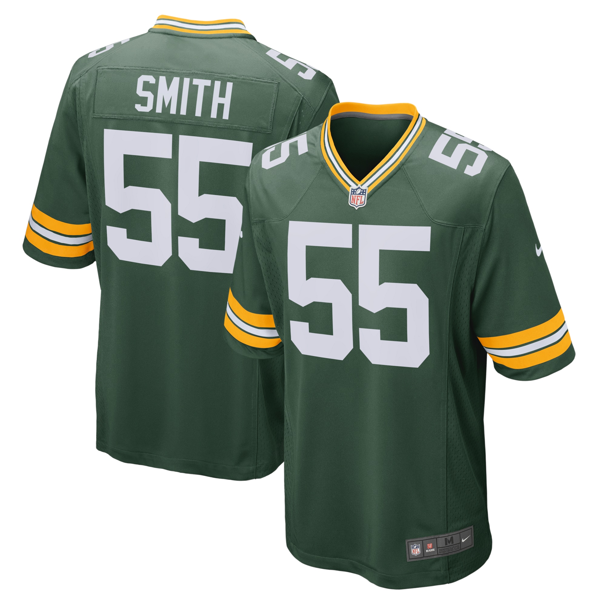 Za'Darius Smith Green Bay Packers Nike Game Team Jersey - Green - vstockx