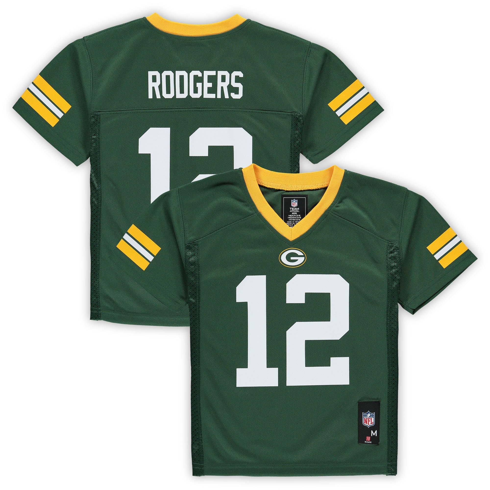 Aaron Rodgers Green Bay Packers Preschool Replica Player Jersey - Green - vstockx