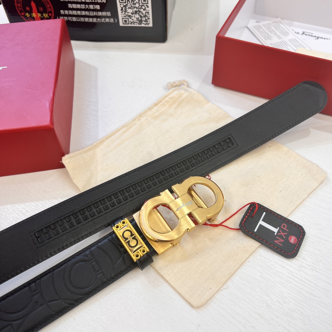 Streetwear Belt Ferragamo 320275 size:3.5cm - vstockx