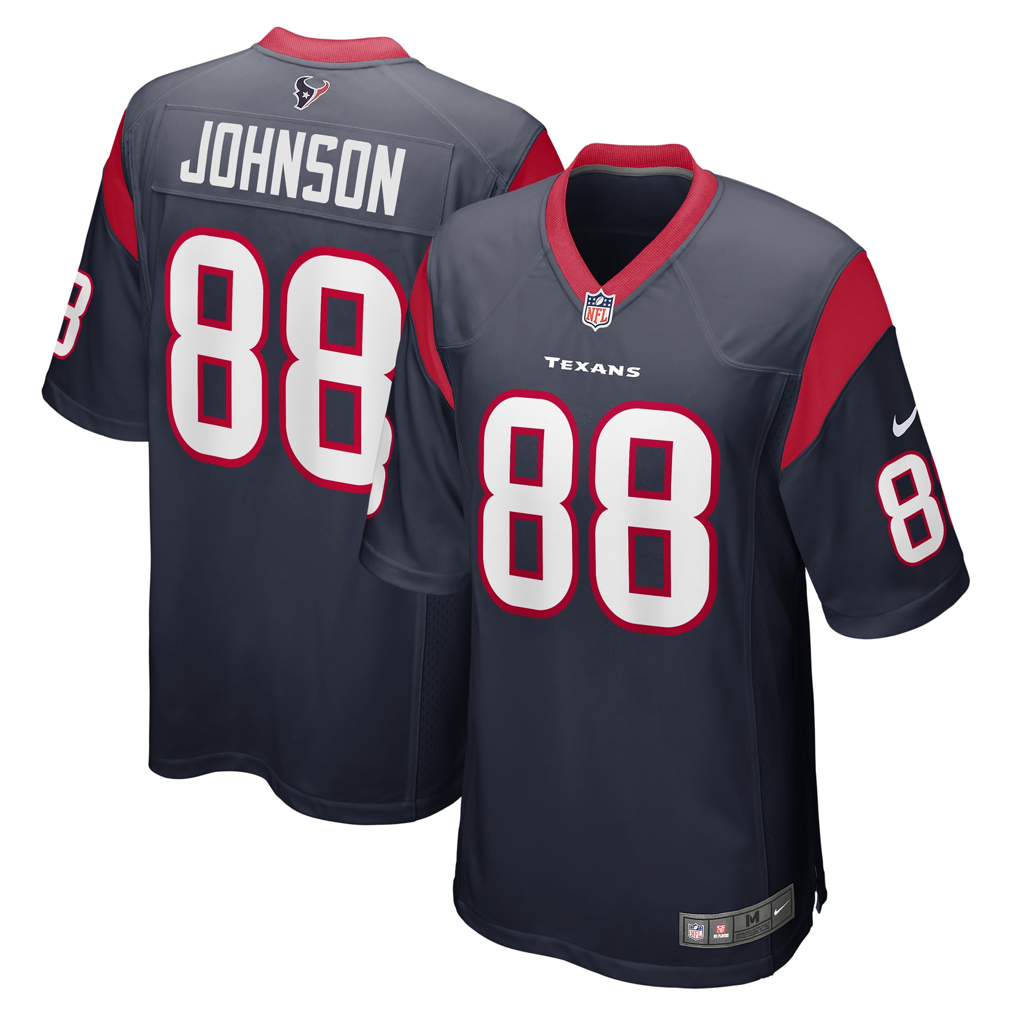 Johnny Johnson Houston Texans Nike Team Game Jersey - Navy - vstockx