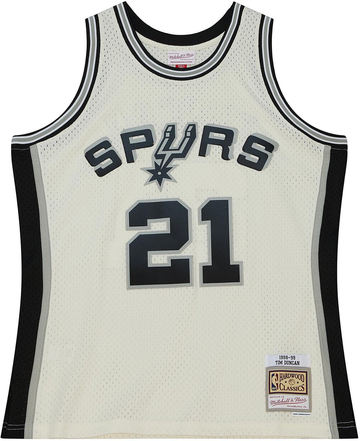 Mitchell & Ness Men's San Antonio Spurs Tim Duncan #21 Energy Jersey - vstockx