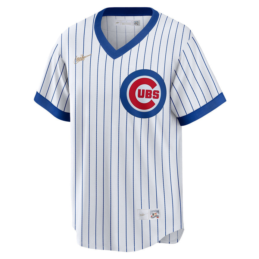 Men's Chicago Cubs Home White Cooperstown Replica Jersey by - vstockx