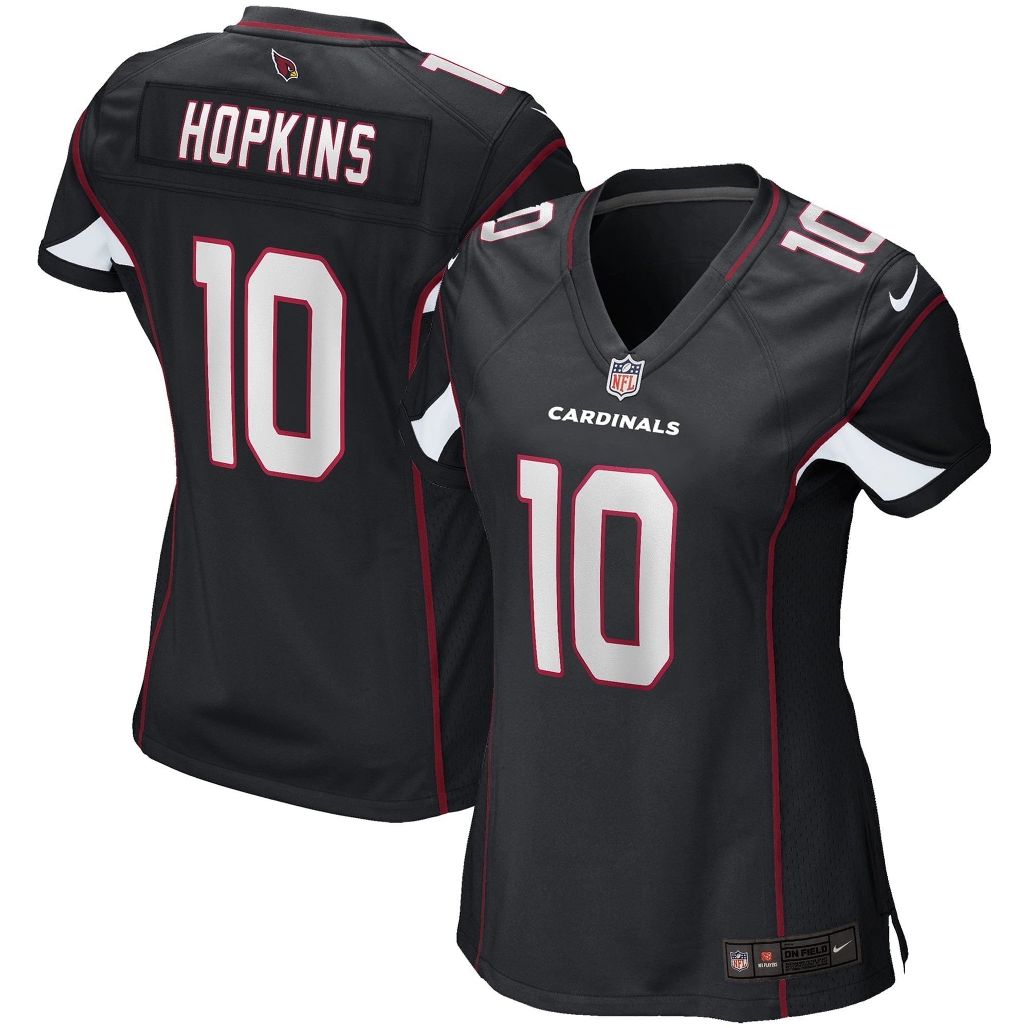 Women's Nike DeAndre Hopkins Black Arizona Cardinals Game Jersey - vstockx