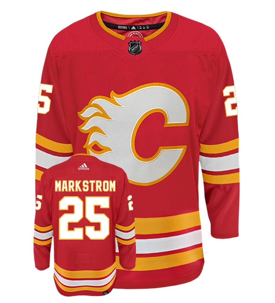 Jakob Markstrom Calgary Flames Adidas Primegreen Authentic NHL Hockey Jersey - vstockx