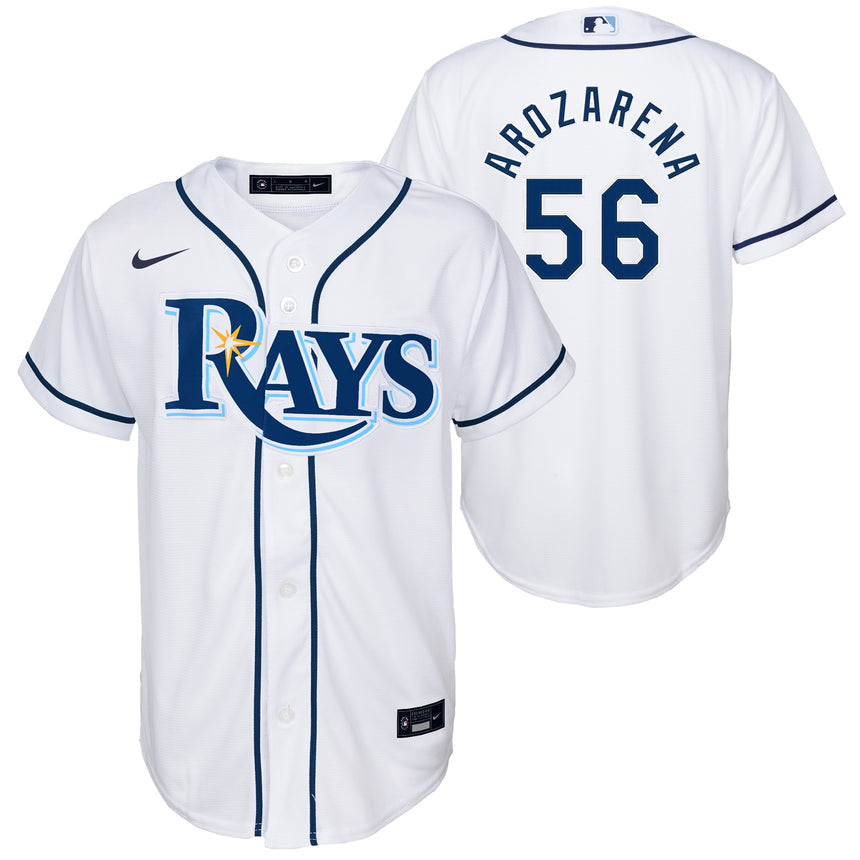 Youth Randy Arozarena Tampa Bay Rays Home White Replica Player Jersey - vstockx