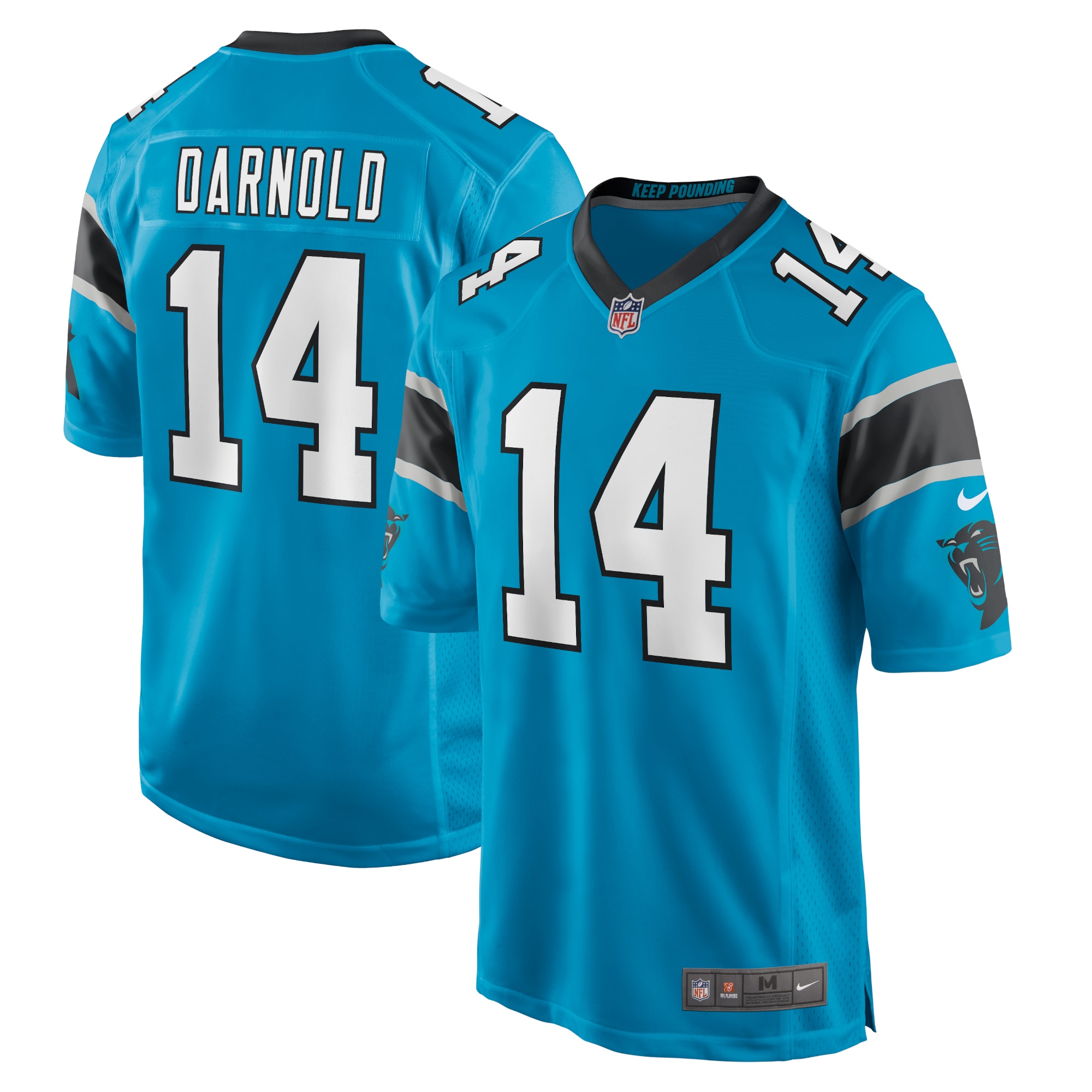 Sam Darnold Carolina Panthers Nike Game Jersey - Blue - vstockx