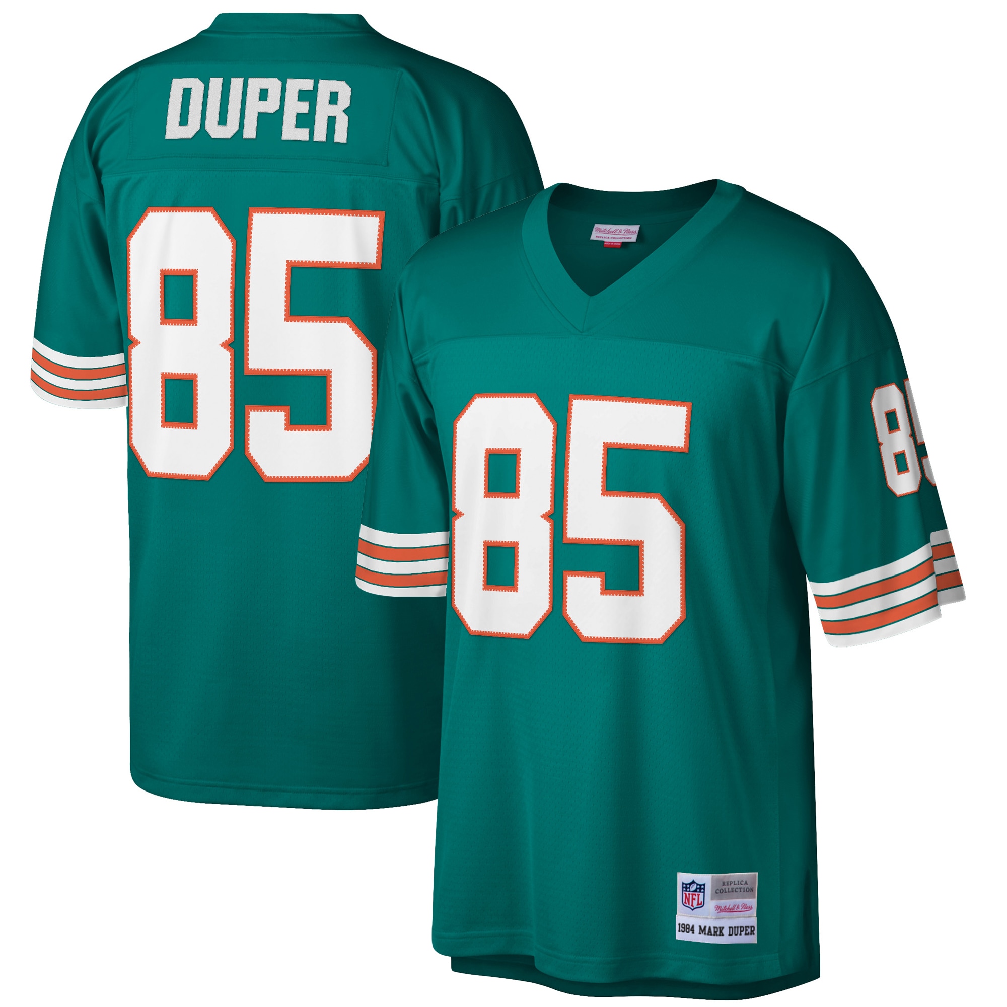 Mark Duper Miami Dolphins Mitchell & Ness 1984 Retired Player Legacy Replica Jersey - Aqua - vstockx