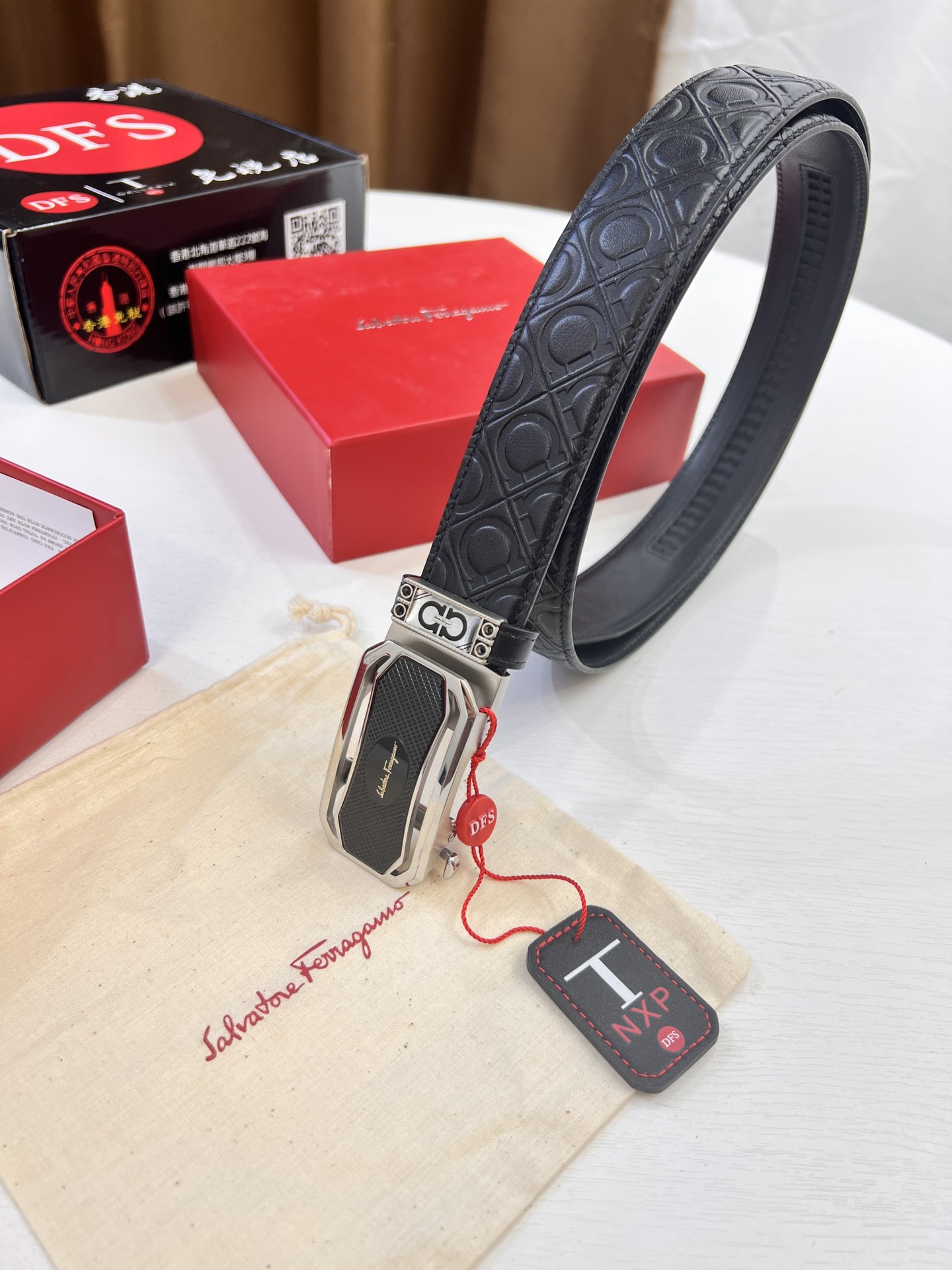 Streetwear Belt Ferragamo 320345 size:3.5cm - vstockx