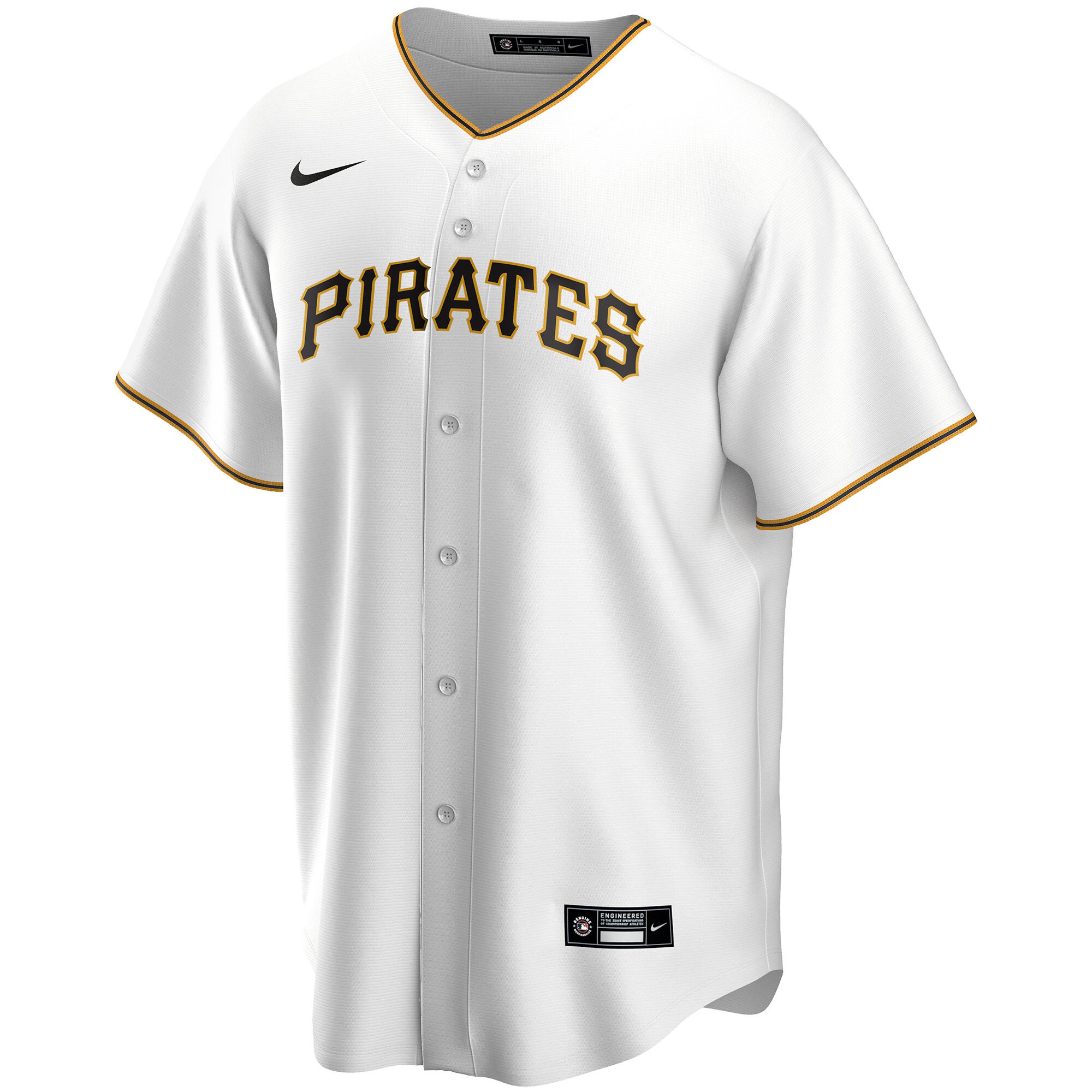 Pittsburgh Pirates Nike Home Pick-A-Player Retired Roster Replica Jersey - White - vstockx