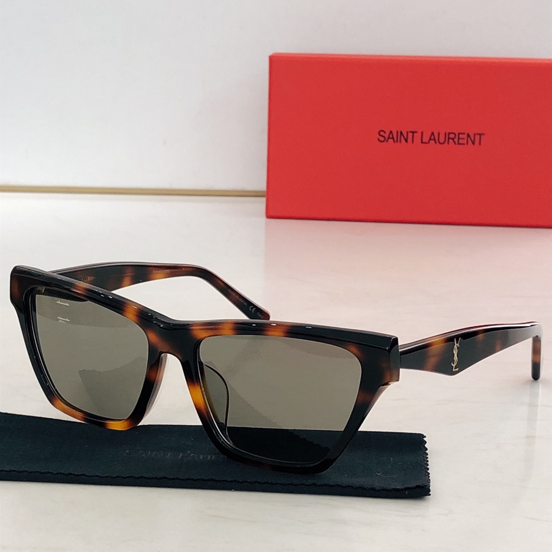 Sunglasses Saint Laurent SLM103F 57-16-145 - vstockx