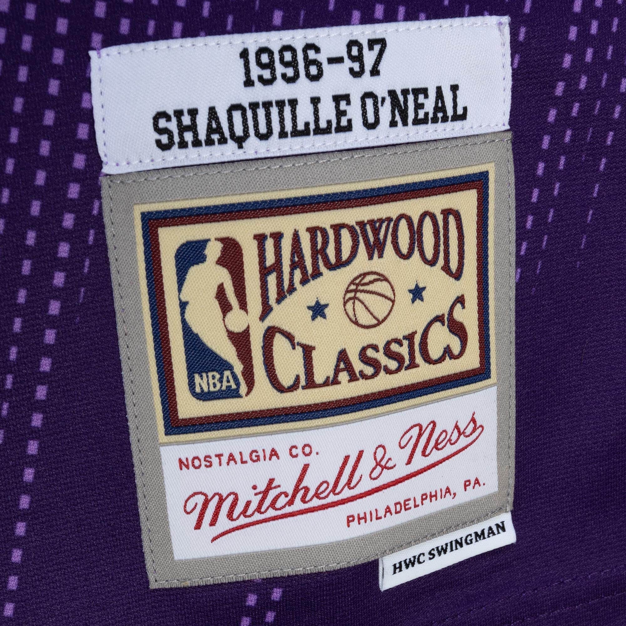 Monochrome Swingman Shaquille O'Neal Los Angeles Lakers 1996-97 Jersey - vstockx