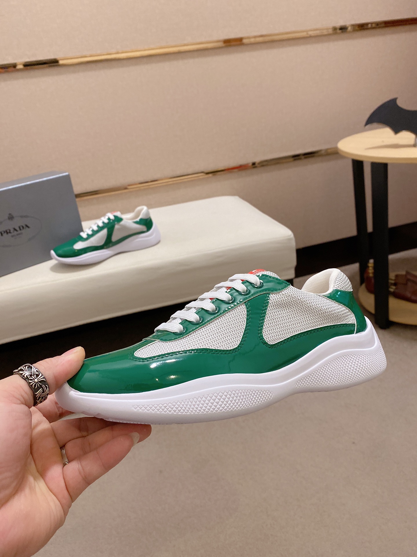 Prada America's Cup sneaker 14 - vstockx