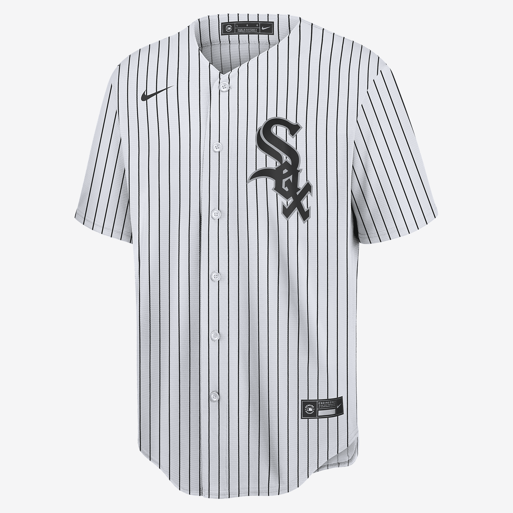 MLB Chicago White Sox (Luis Robert) Men's Replica Baseball Jersey - White/Black - vstockx