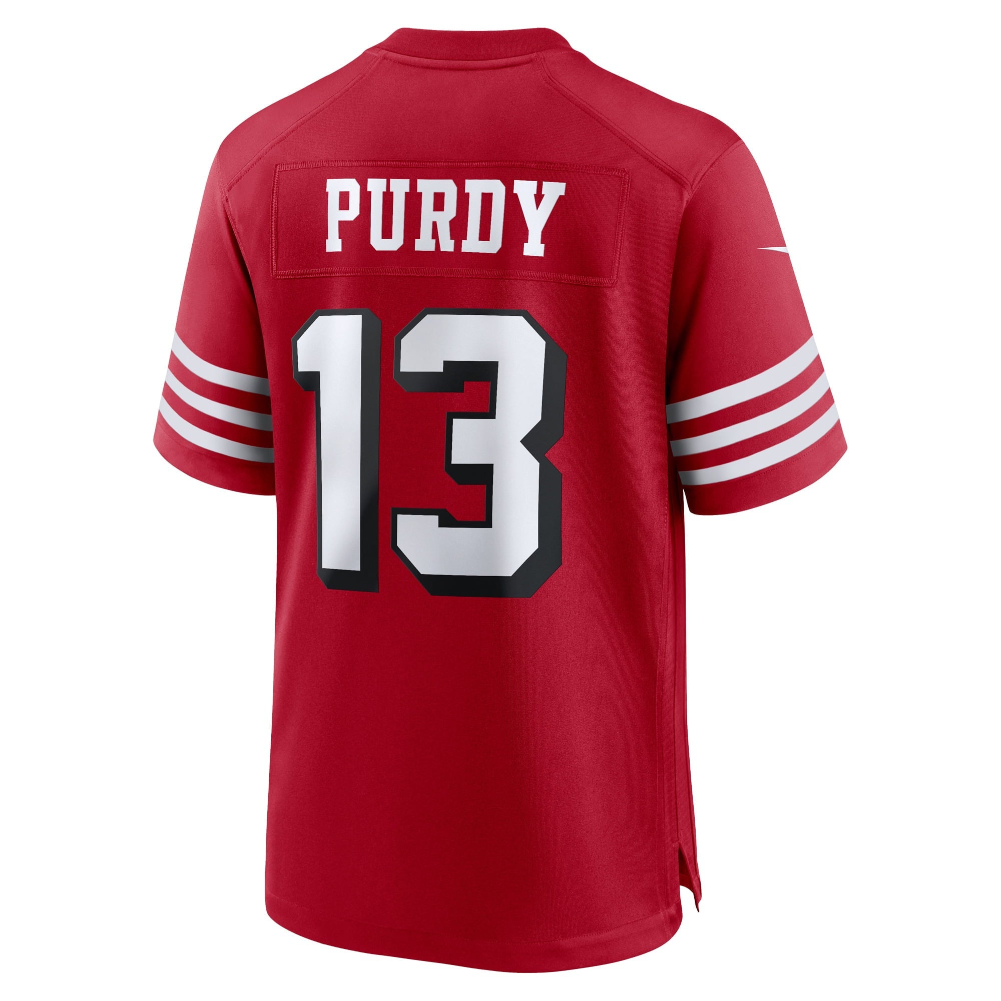 Men's Nike Brock Purdy Scarlet San Francisco 49ers Alternate Game Player Jersey - vstockx