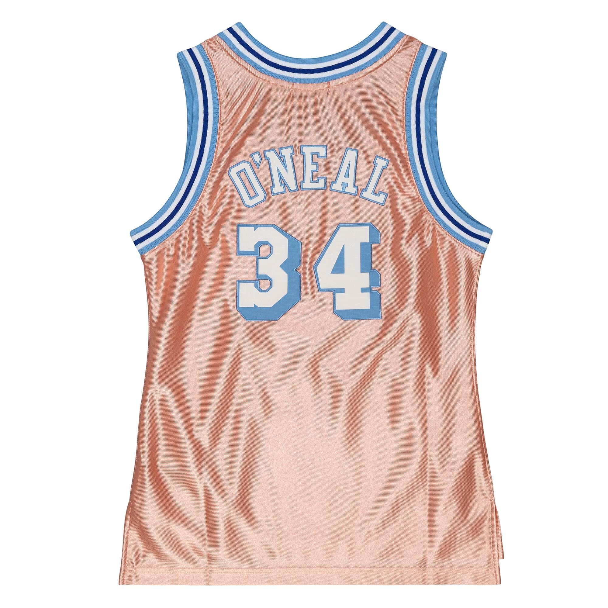Womens 75th Anniversary Rose Gold Swingman Shaquille O'Neal Los Angeles Lakers 1996-97 Jersey - vstockx