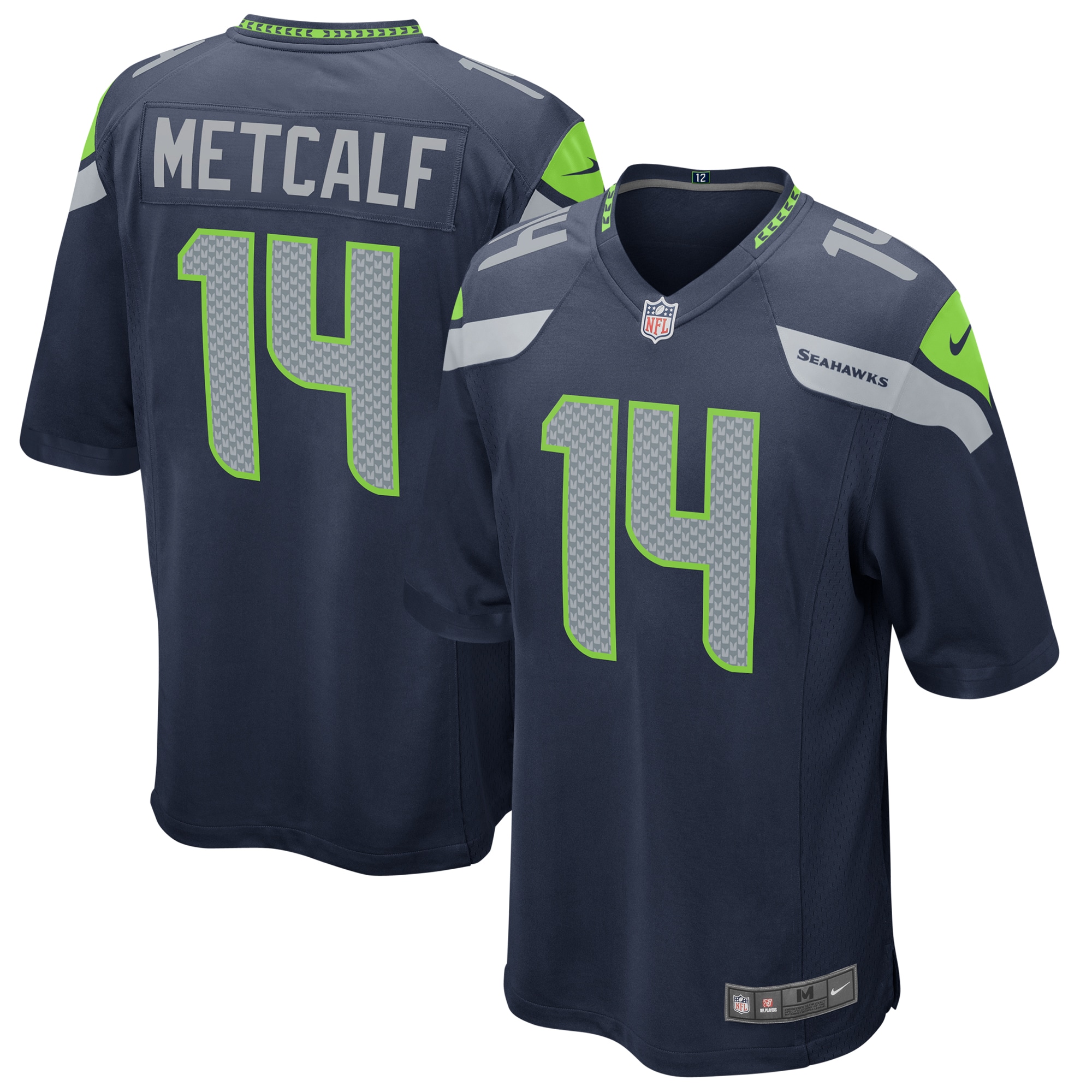 DK Metcalf Seattle Seahawks Nike Game Jersey - College Navy - vstockx