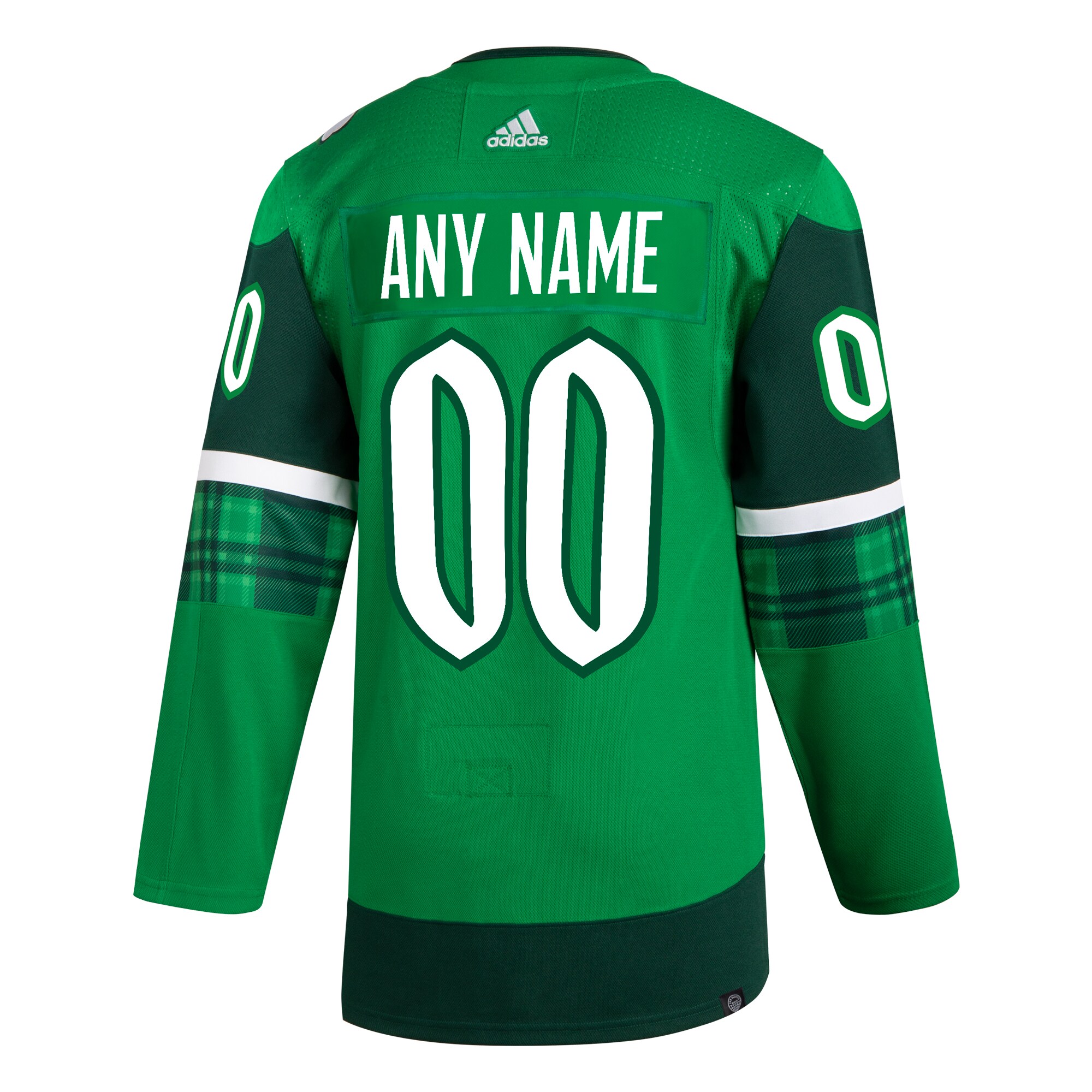 Arizona Coyotes adidas St. Patrick's Day Authentic Custom Jersey - Kelly Green - vstockx
