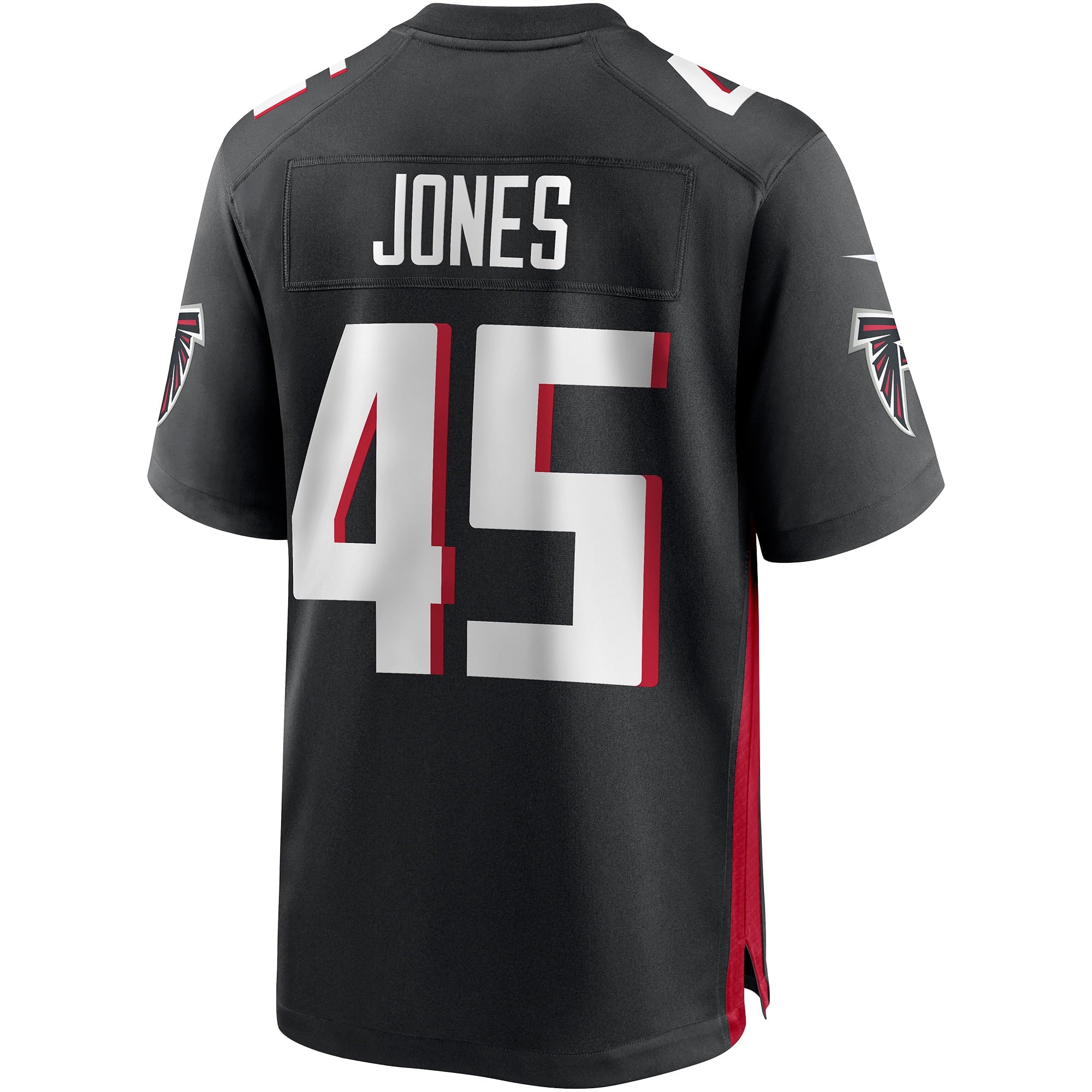 Men's Nike Deion Jones Black Atlanta Falcons Game Player Jersey - vstockx