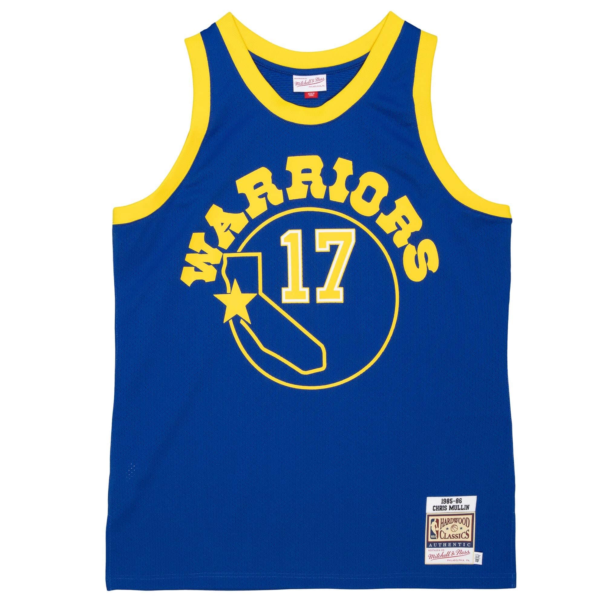 Authentic Chris Mullin Golden State Warriors 1985-86 Jersey - vstockx