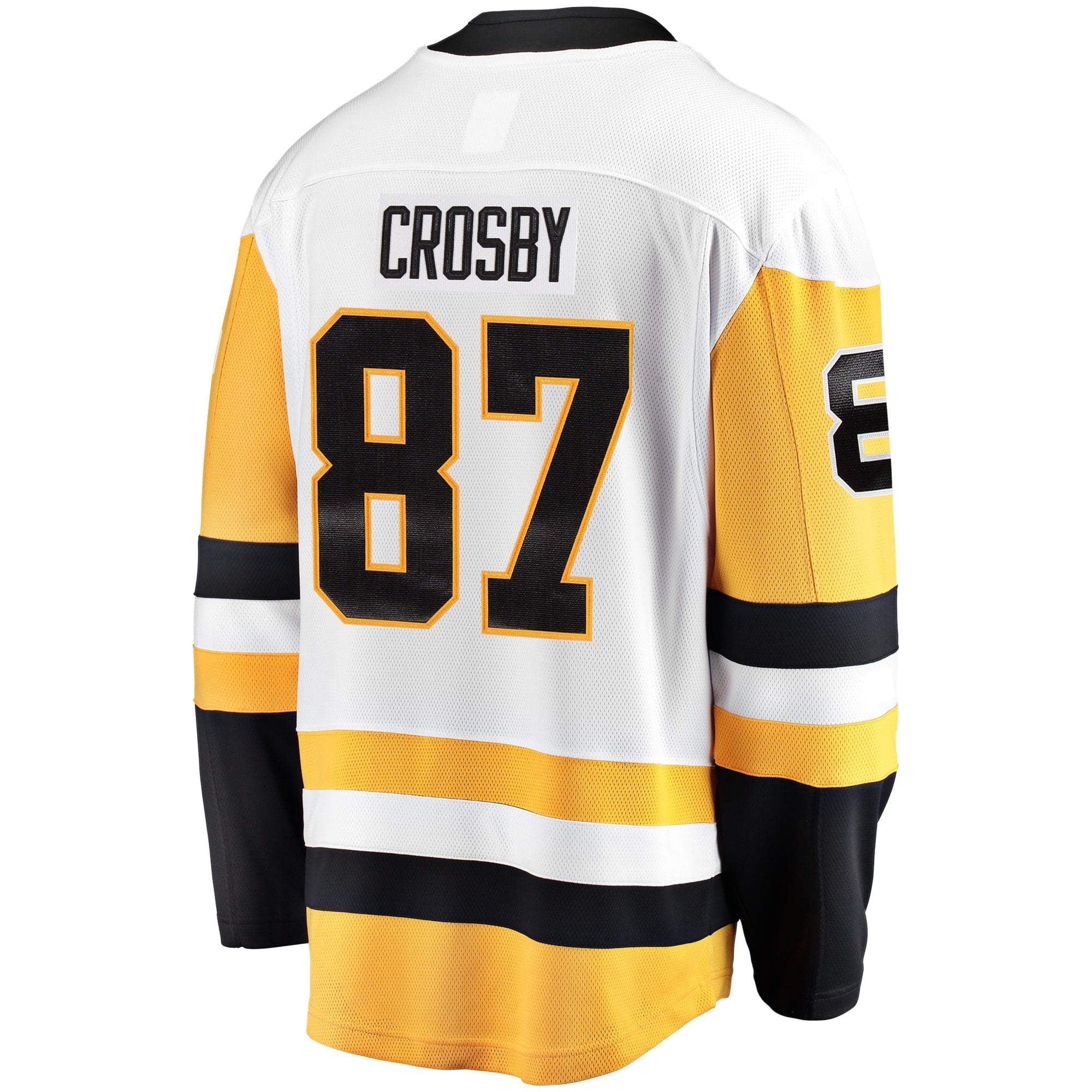 Men's Fanatics Branded Sidney Crosby White Pittsburgh Penguins Captain Away Premier Breakaway Player Jersey - vstockx