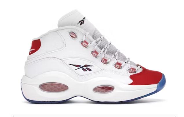 Reebok Question Mid Red Toe 25th Anniversary (GS) - vstockx